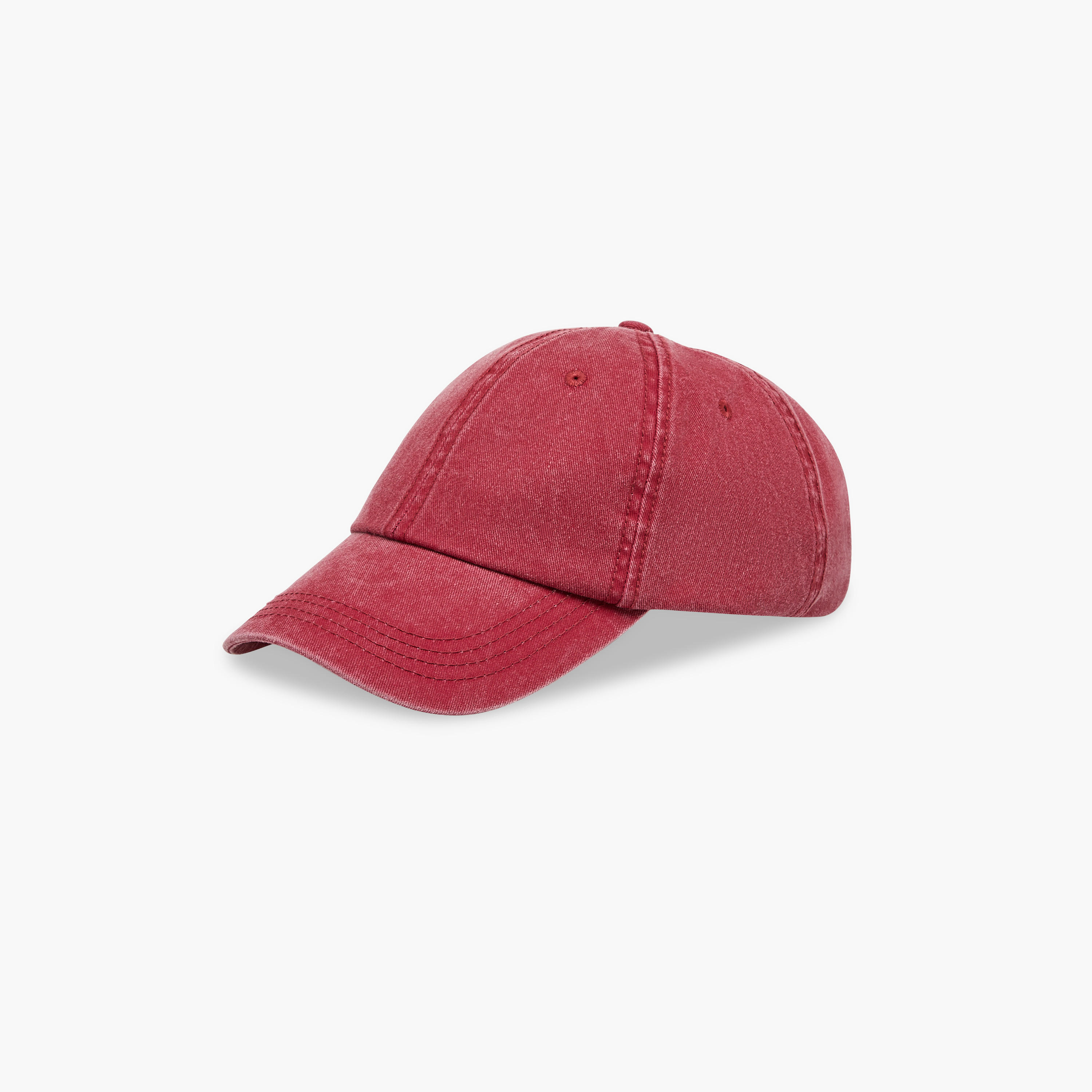 Denim Cap with Buckled Strap Closure-men-caps-image-3