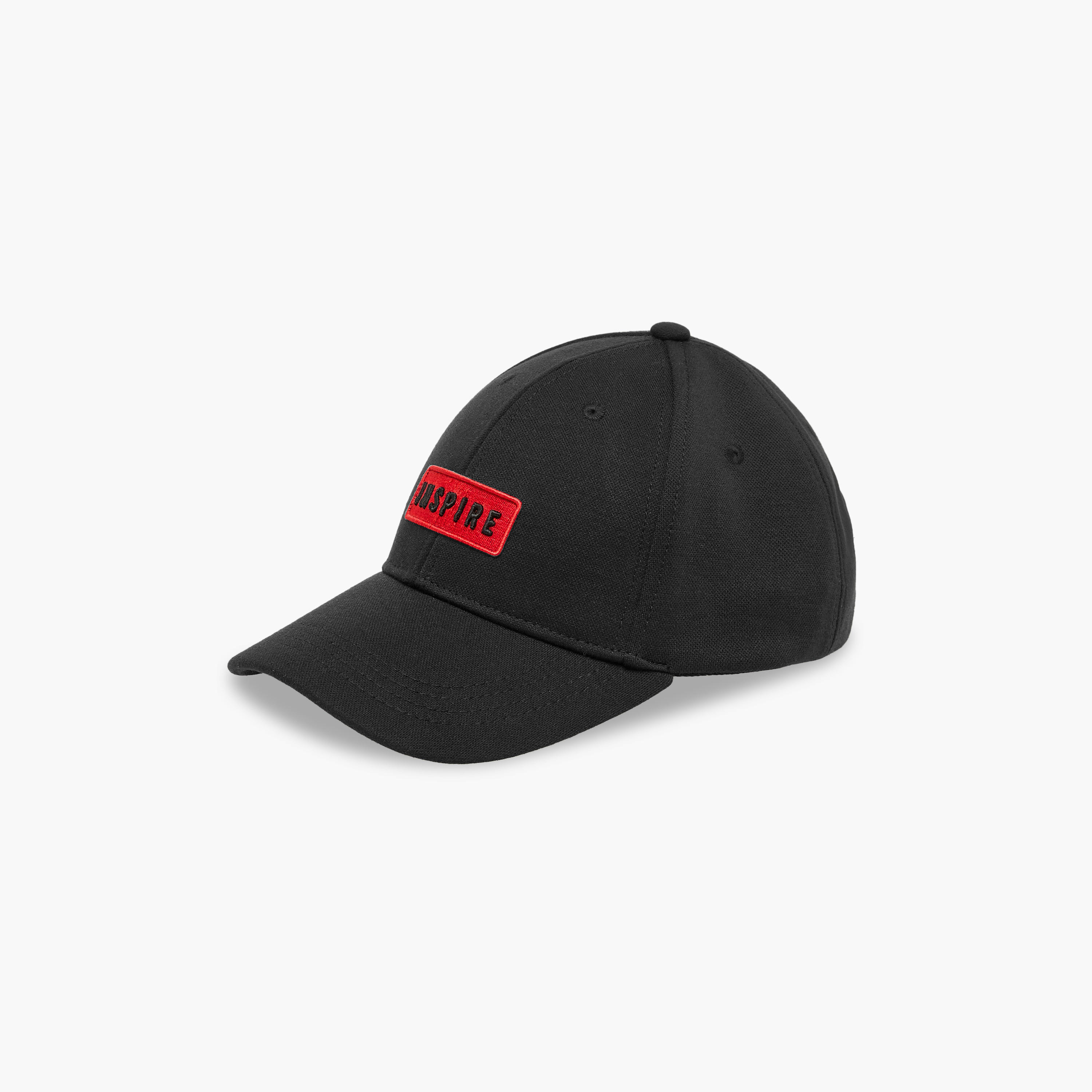 Embroidered Detail Cap with Buckled Strap Closure-men-caps-image-3