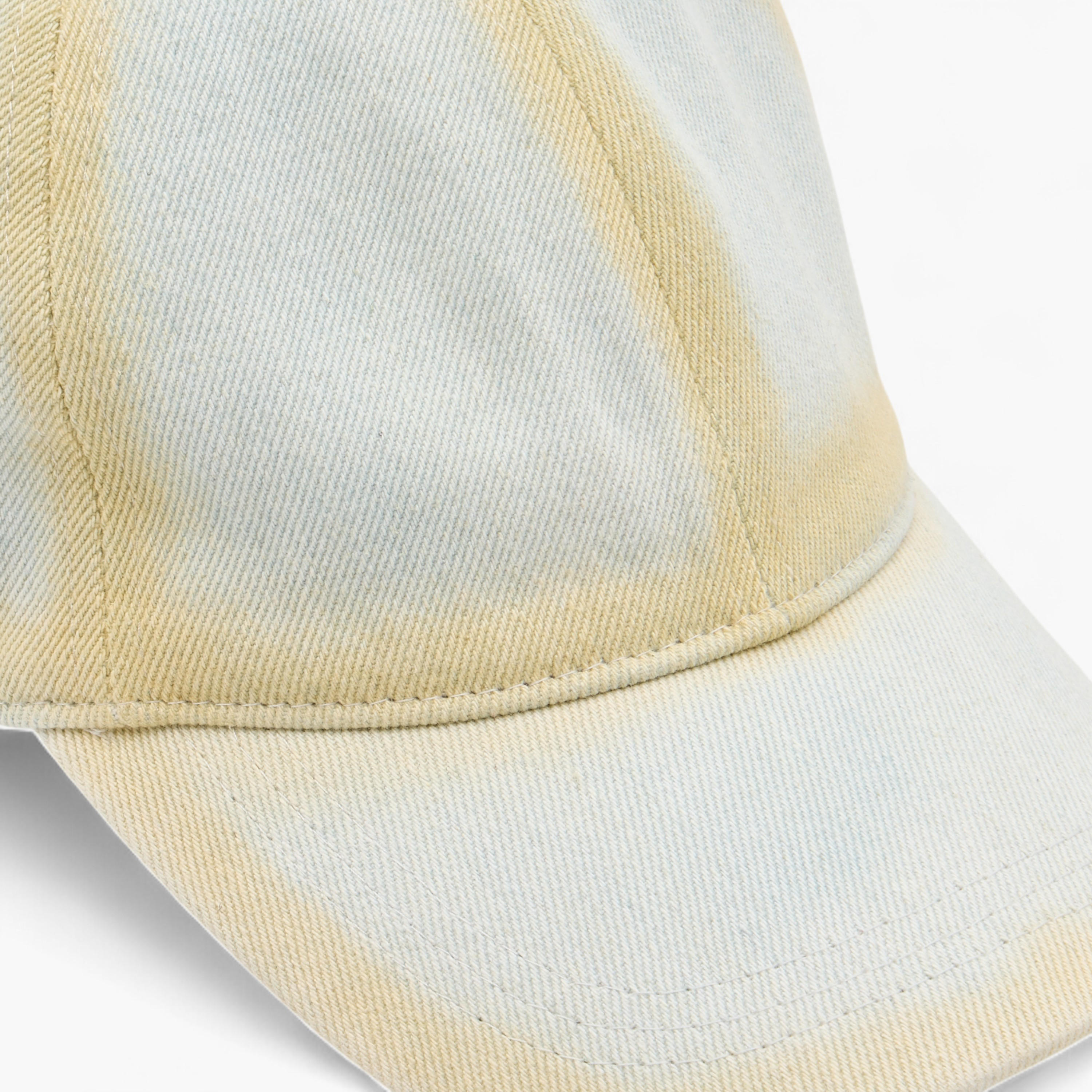 Ombre Panelled Cap with Hook and Loop Closure-men-caps-image-6