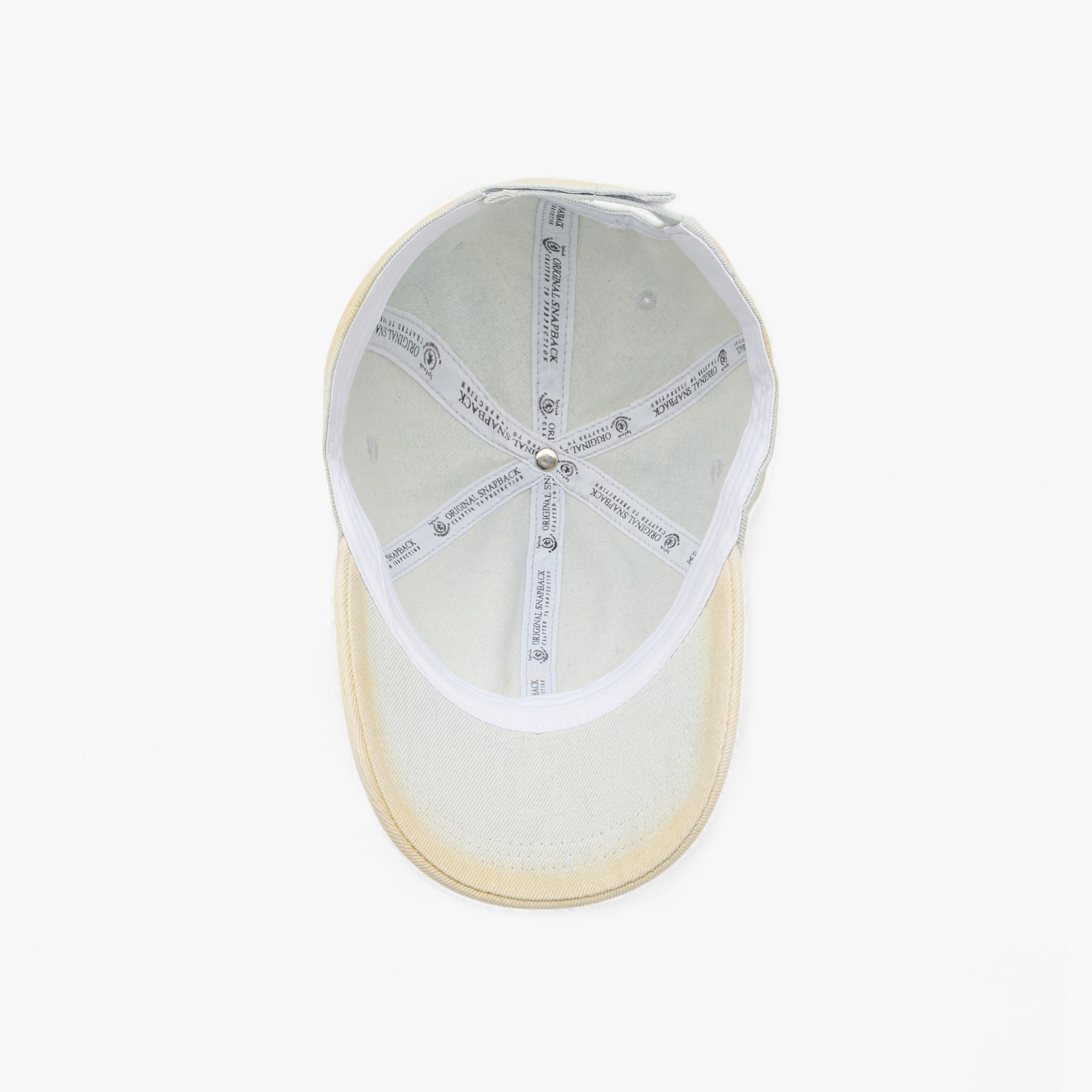 Ombre Panelled Cap with Hook and Loop Closure-men-caps-image-8