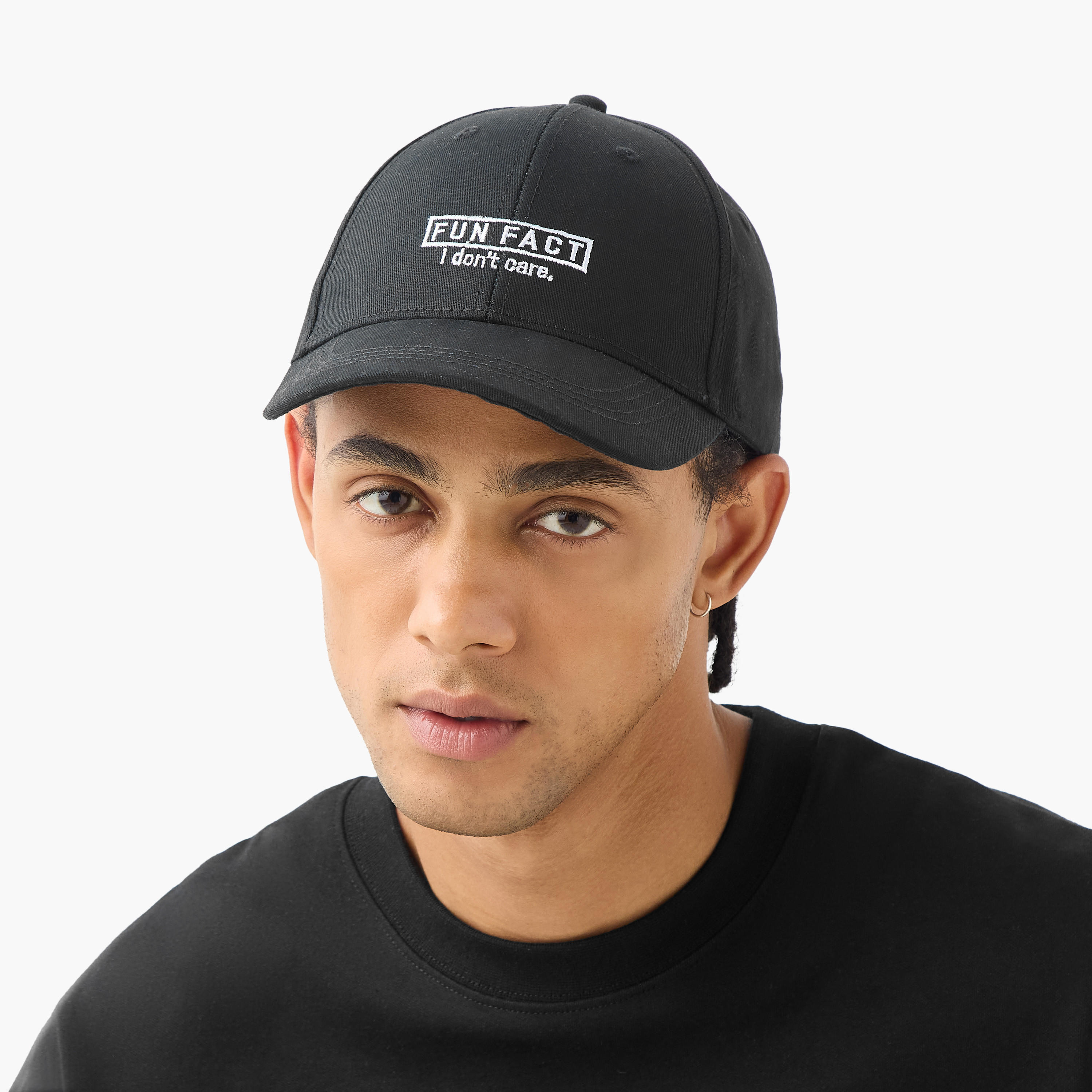 كاب بحزام بإبزيم إغلاق وتطريز شعار-men-caps-image-2