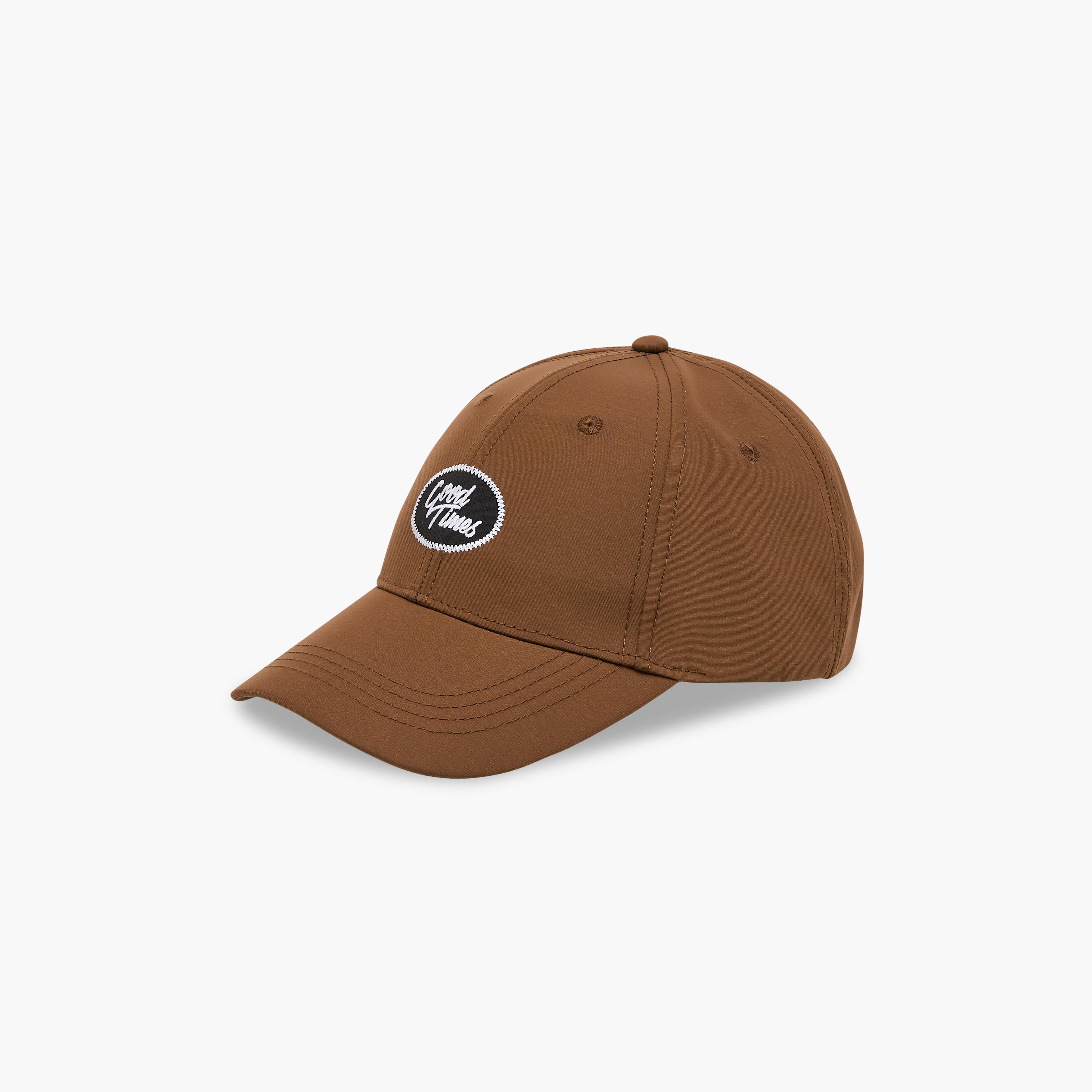 كاب بتطريز شعار مع حزام بإبزيم للإغلاق-men-caps-image-3