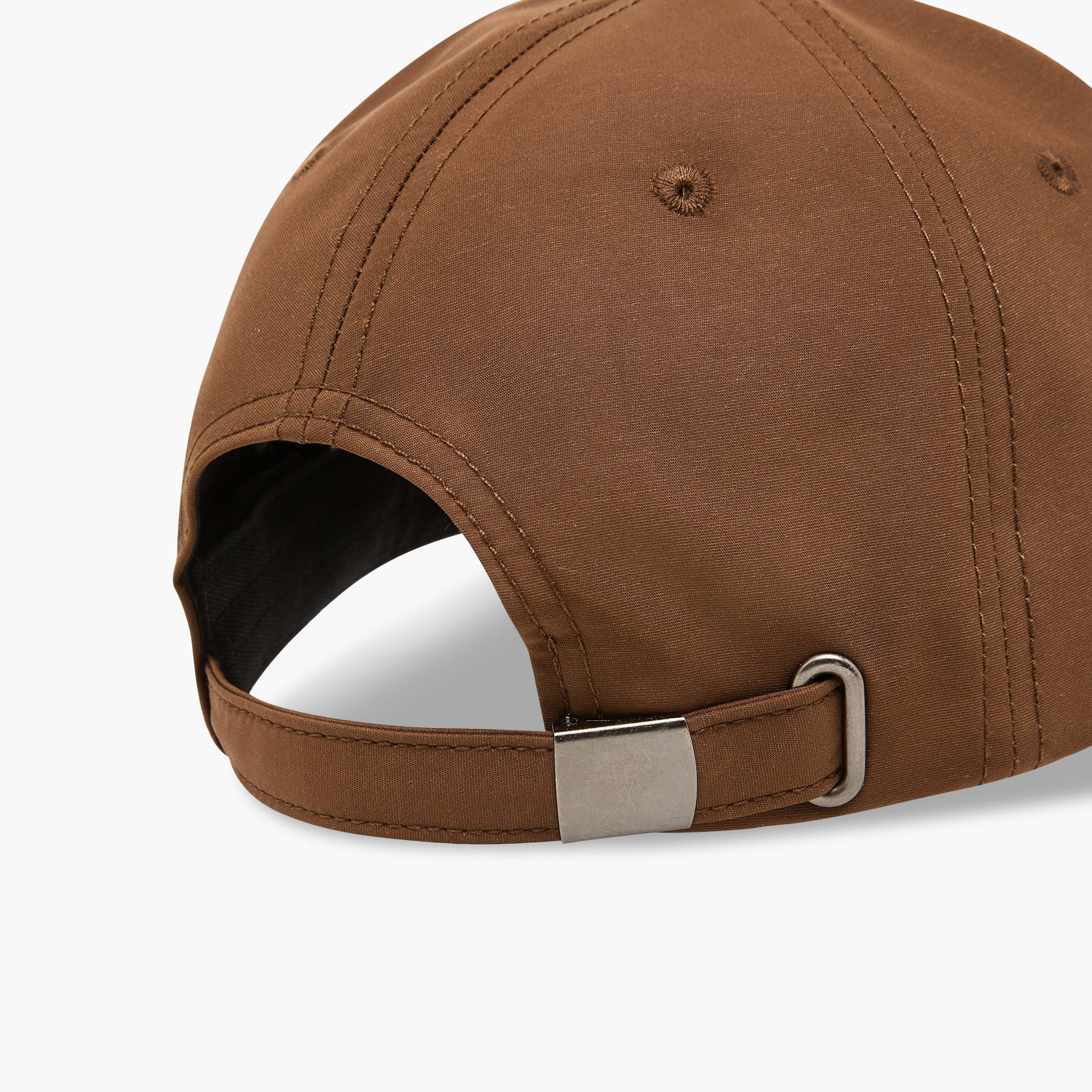 كاب بتطريز شعار مع حزام بإبزيم للإغلاق-men-caps-image-7