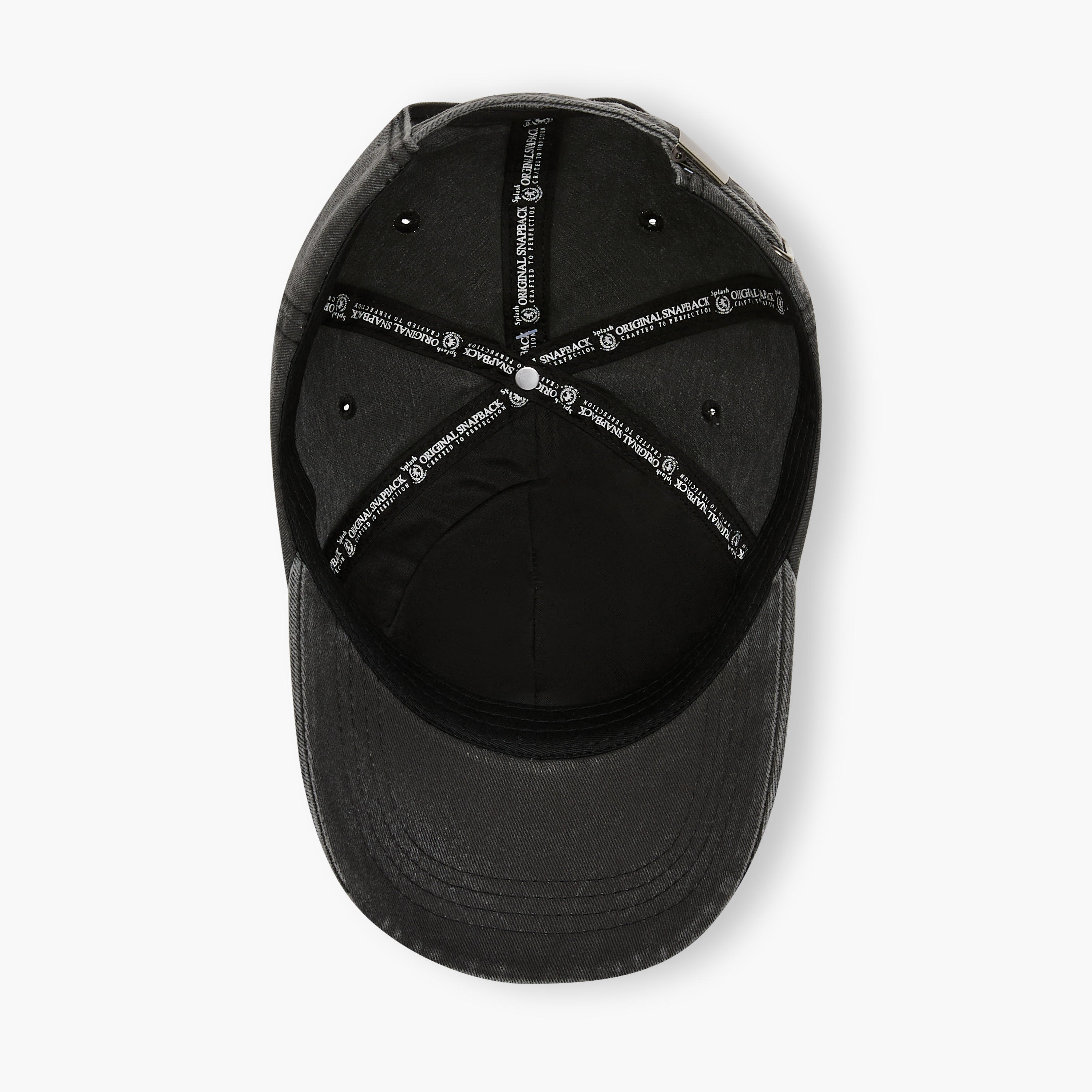 New York Embroidered Cap with Buckled Strap Closure-men-caps-image-8