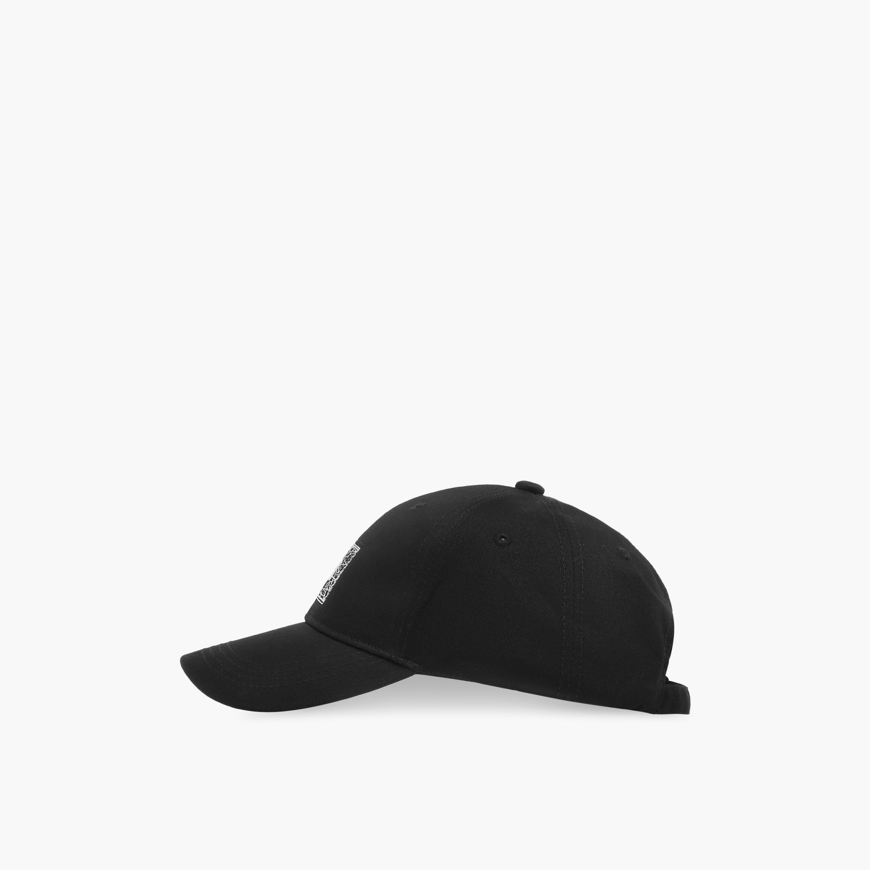 Lee Cooper Applique Detail Cap with Buckled Strap Closure-men-caps-image-4