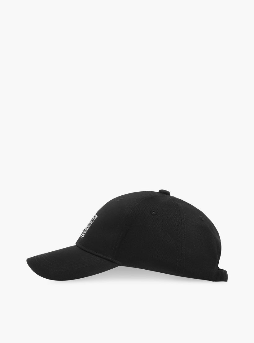 Lee Cooper Applique Detail Cap with Buckled Strap Closure-men-caps-image-4