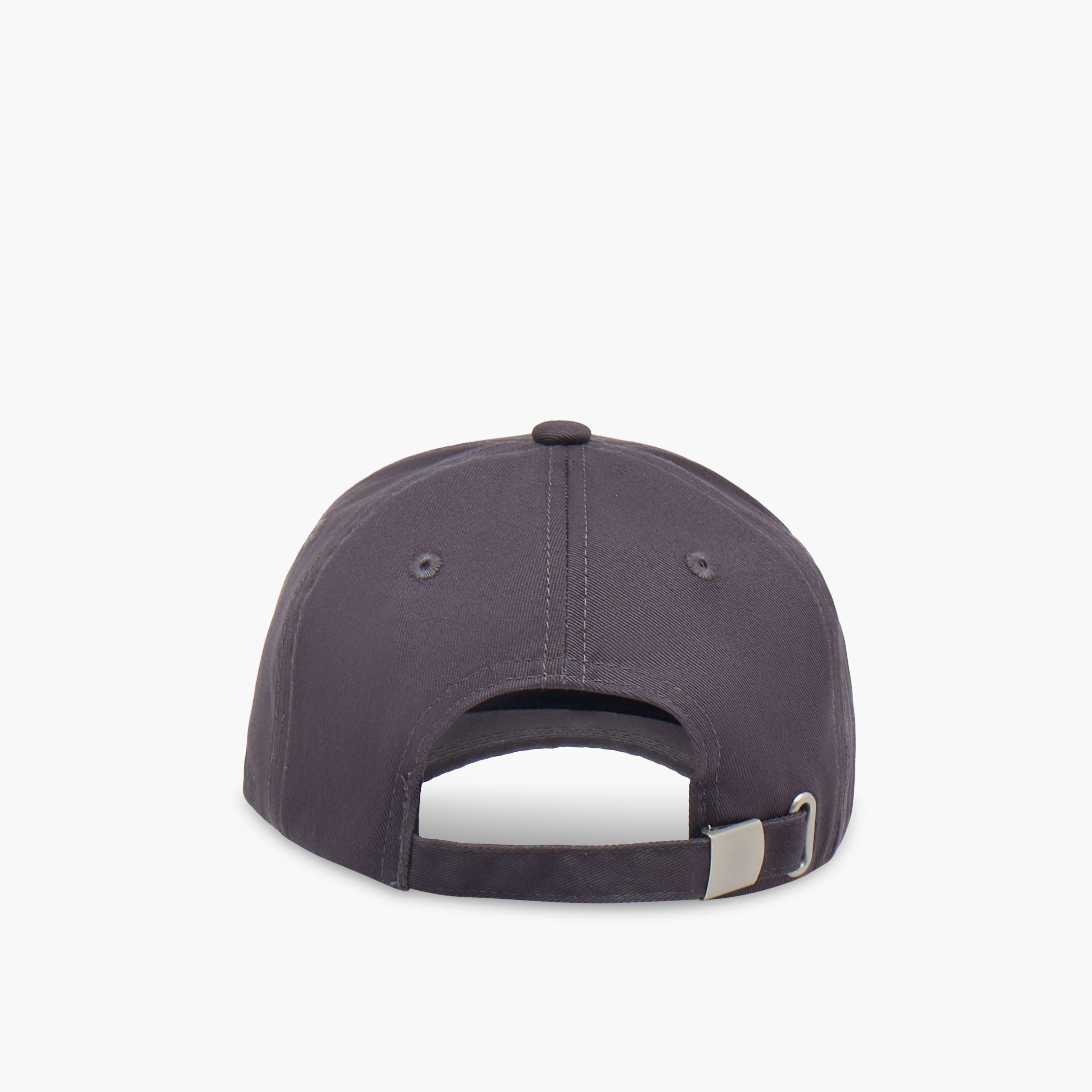Eyelet Detail Cap with Buckled Strap Closure-men-caps-image-5