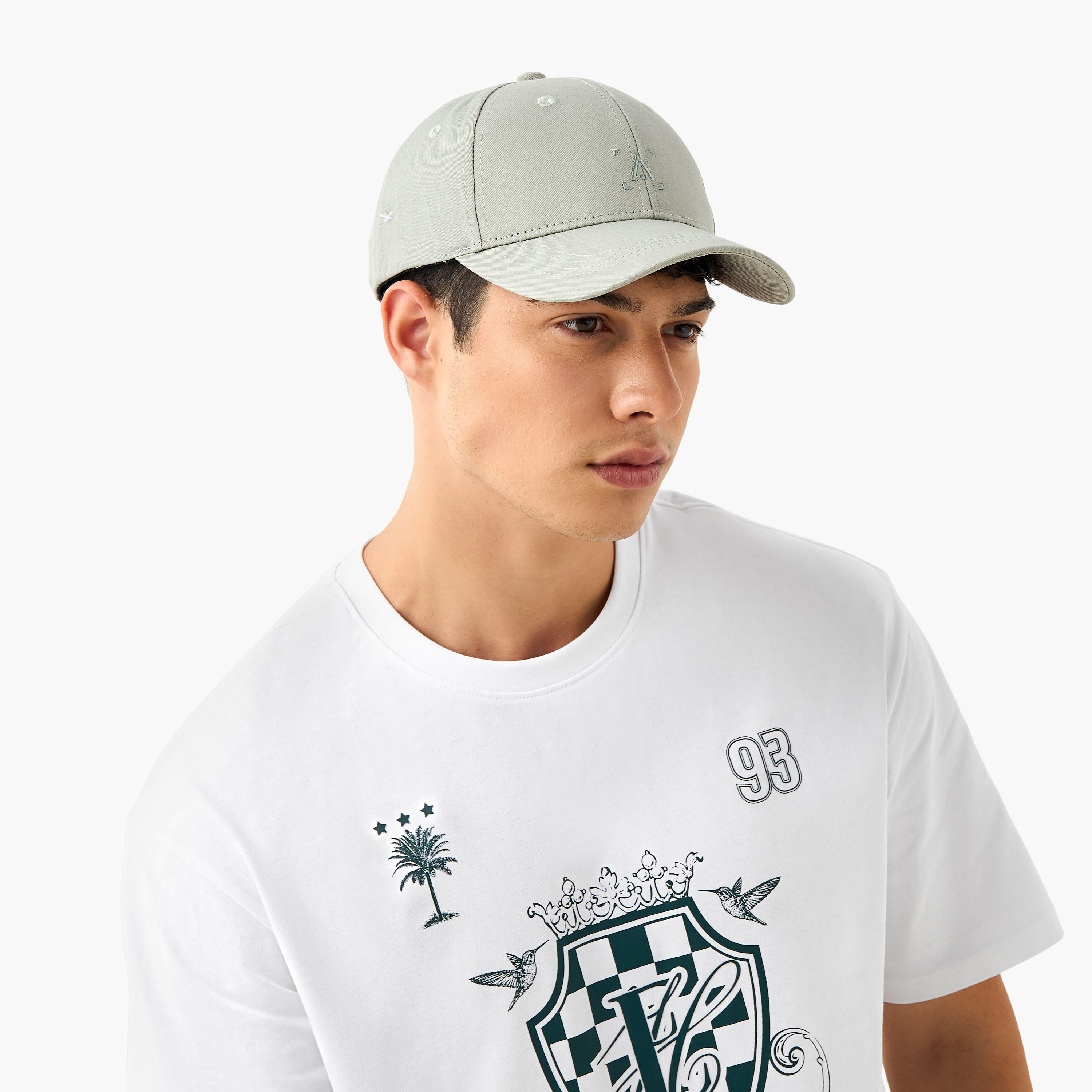 Embroidered Cap with Buckled Strap Closure-men-caps-image-2