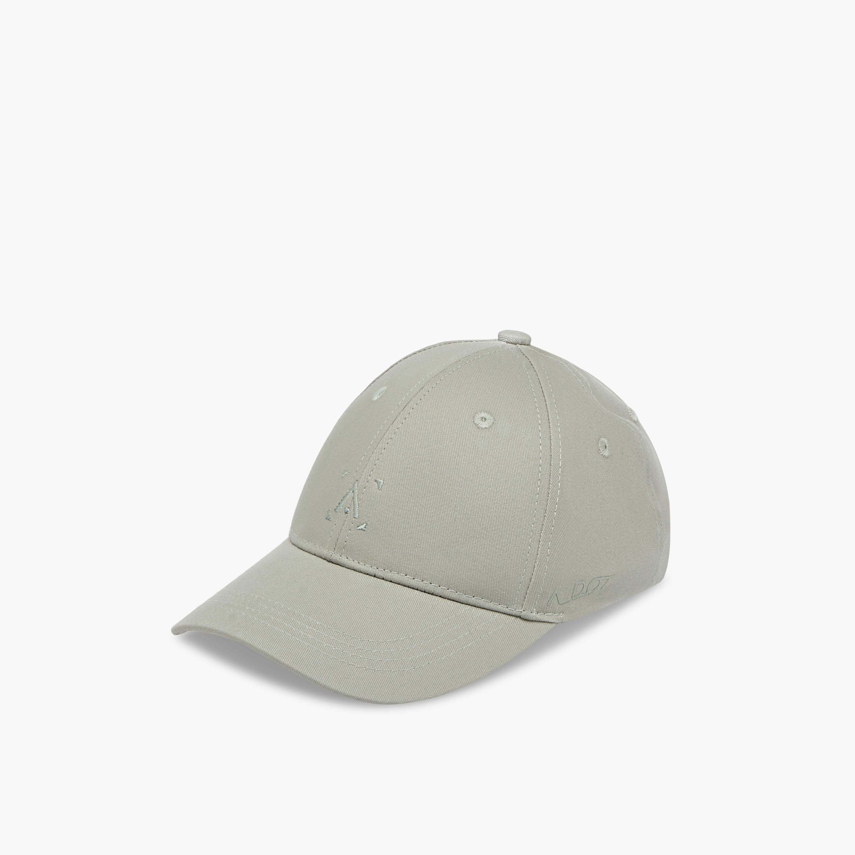 Embroidered Cap with Buckled Strap Closure-men-caps-image-3