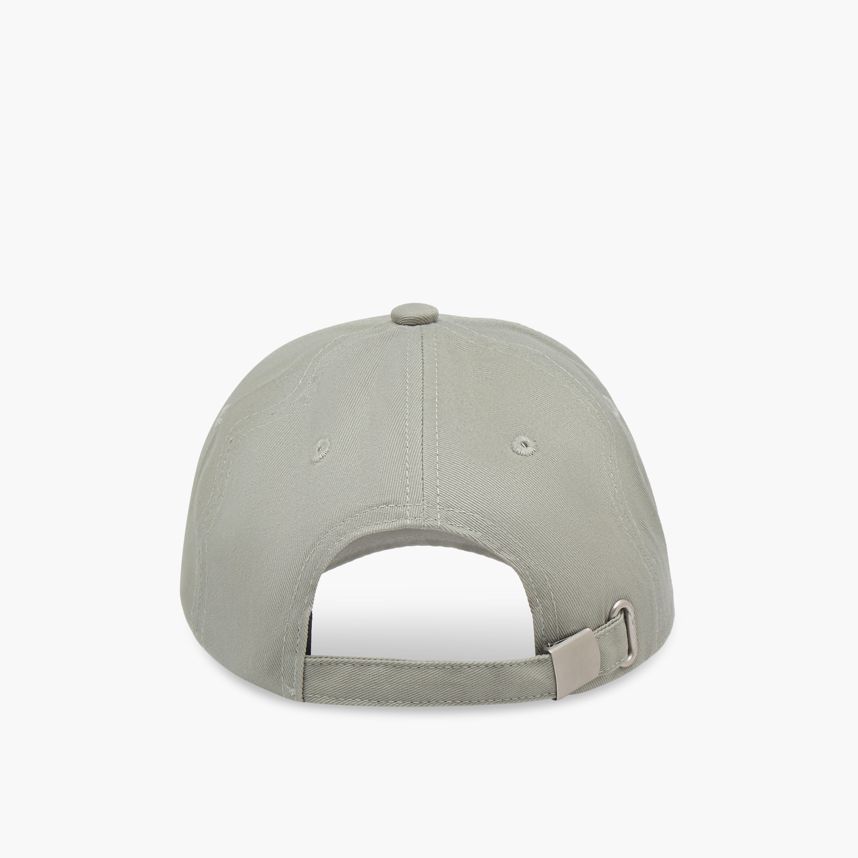 Embroidered Cap with Buckled Strap Closure-men-caps-image-5