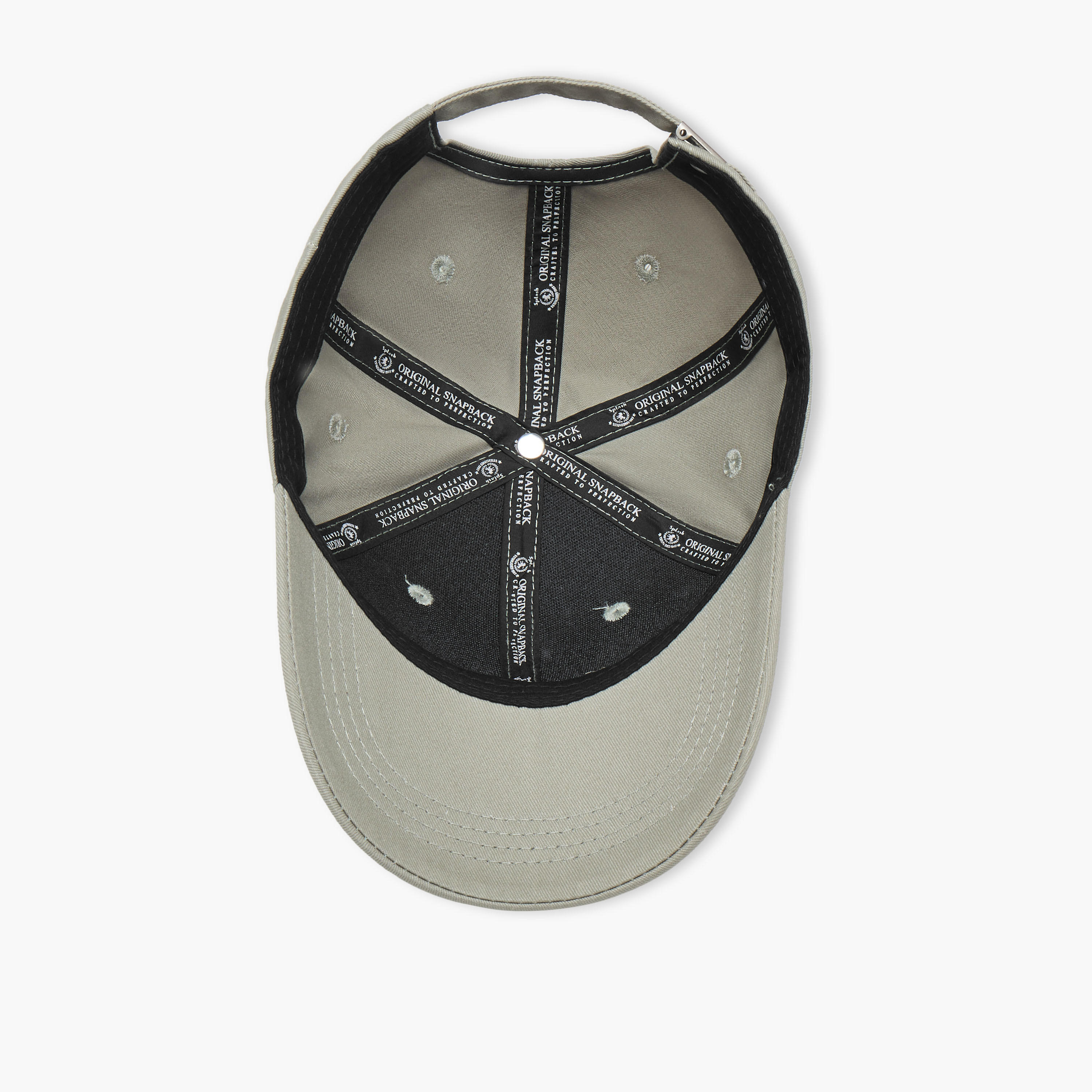 Embroidered Cap with Buckled Strap Closure-men-caps-image-8