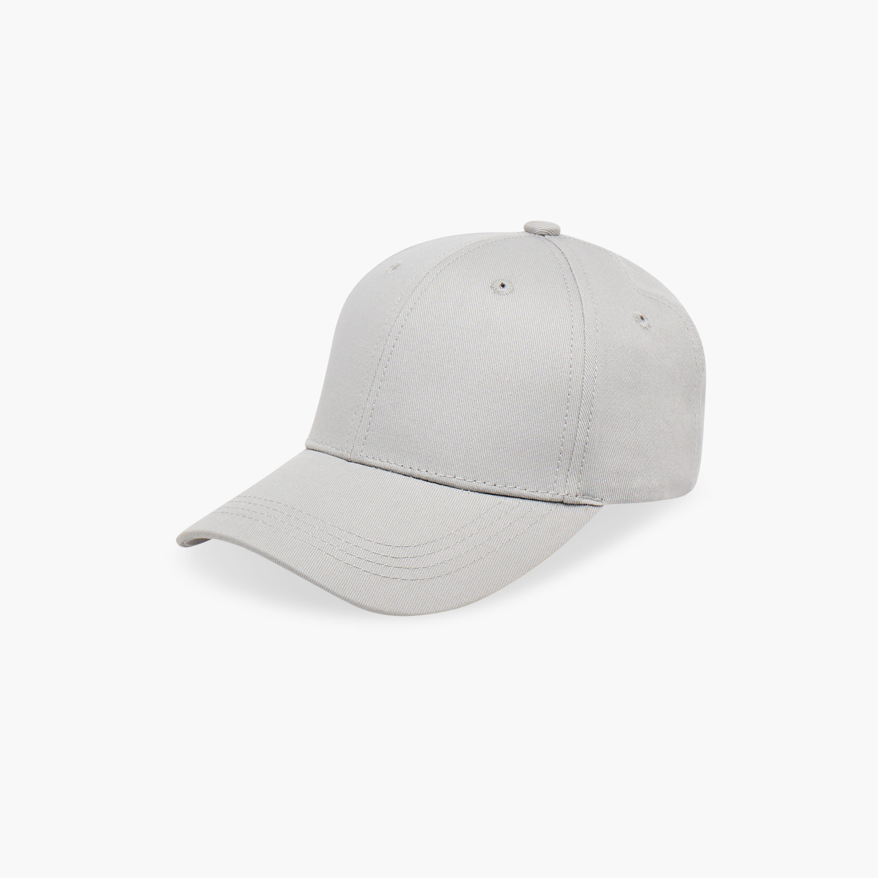 Stitch Detail Cap with Buckled Strap Closure-men-caps-image-3
