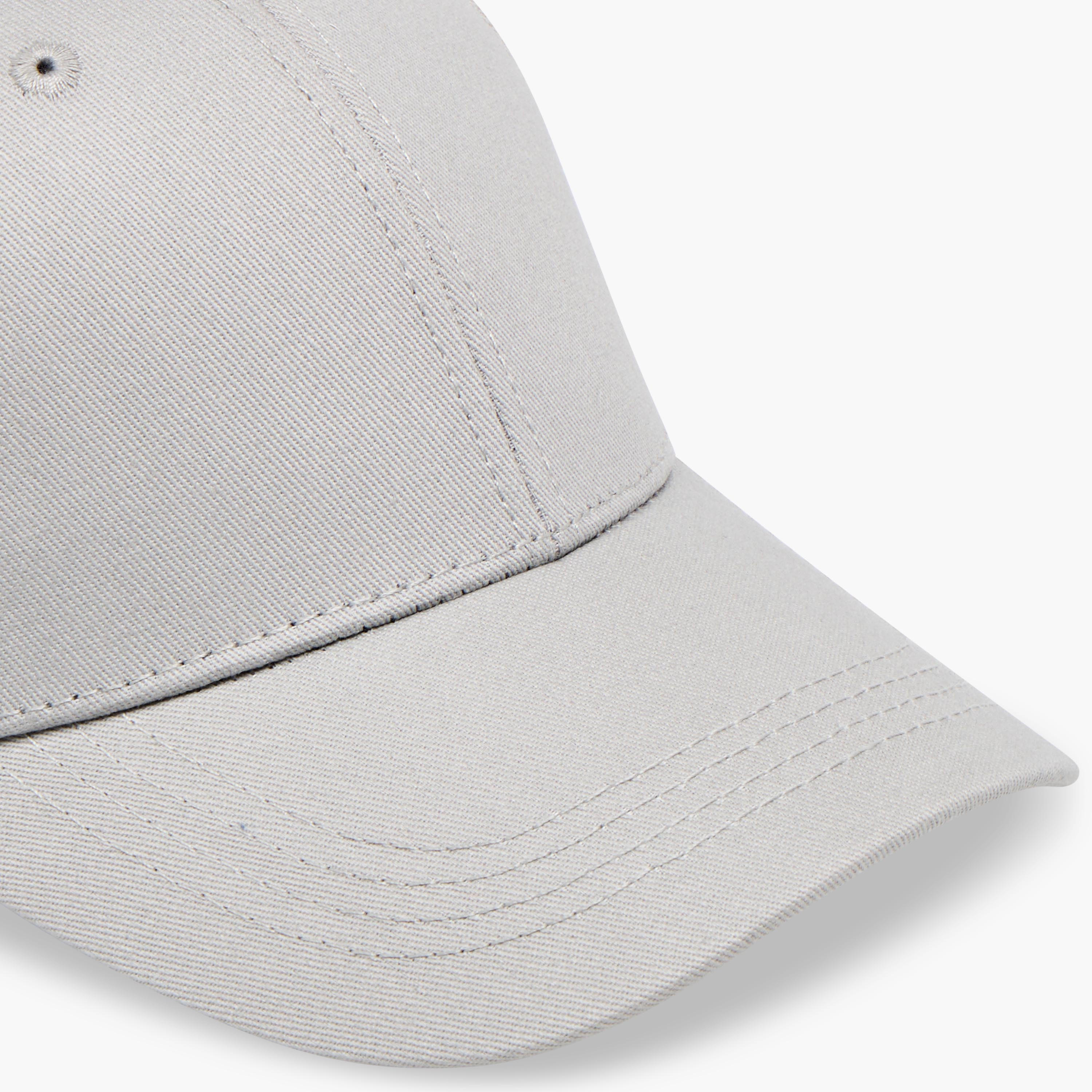 Stitch Detail Cap with Buckled Strap Closure-men-caps-image-6