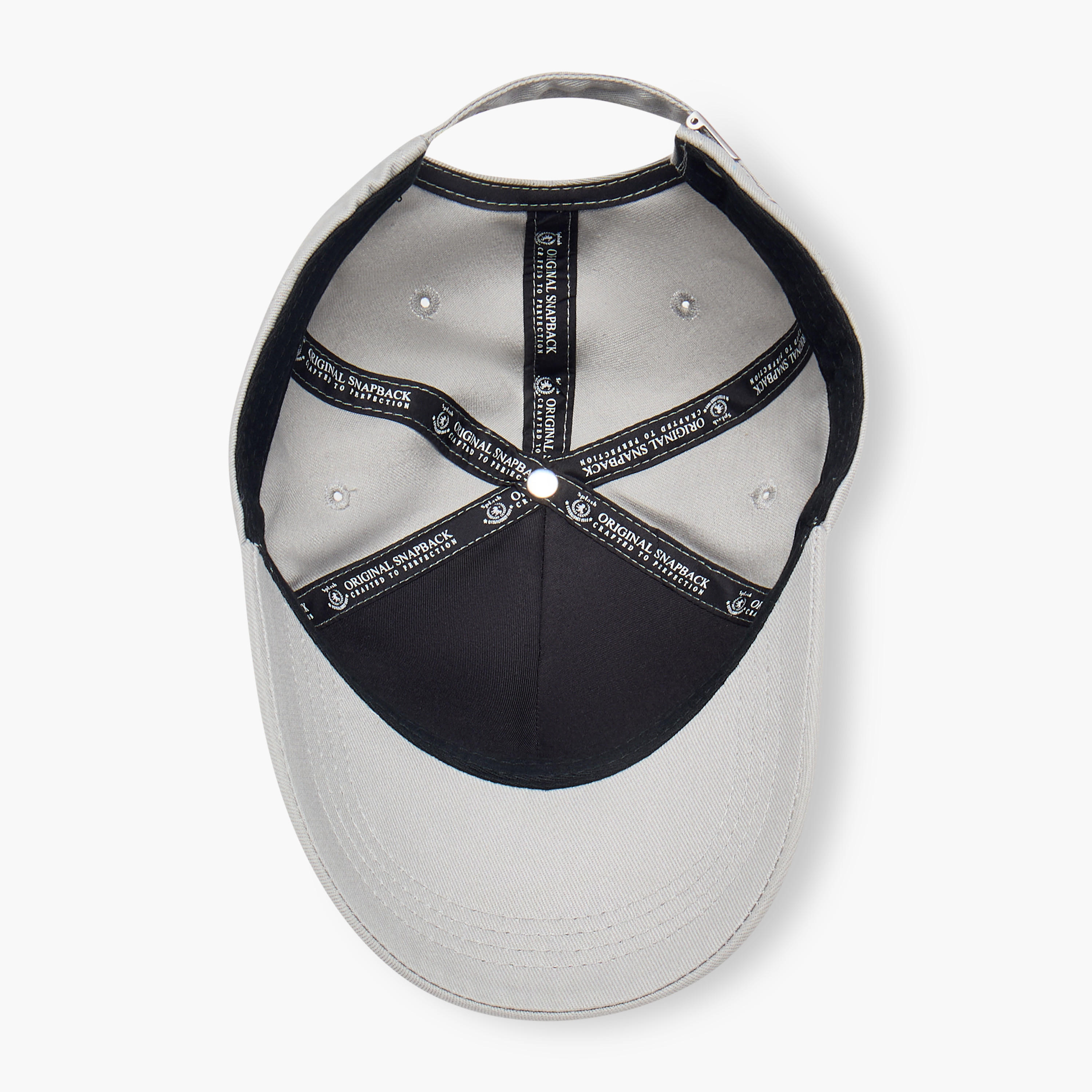 Stitch Detail Cap with Buckled Strap Closure-men-caps-image-8