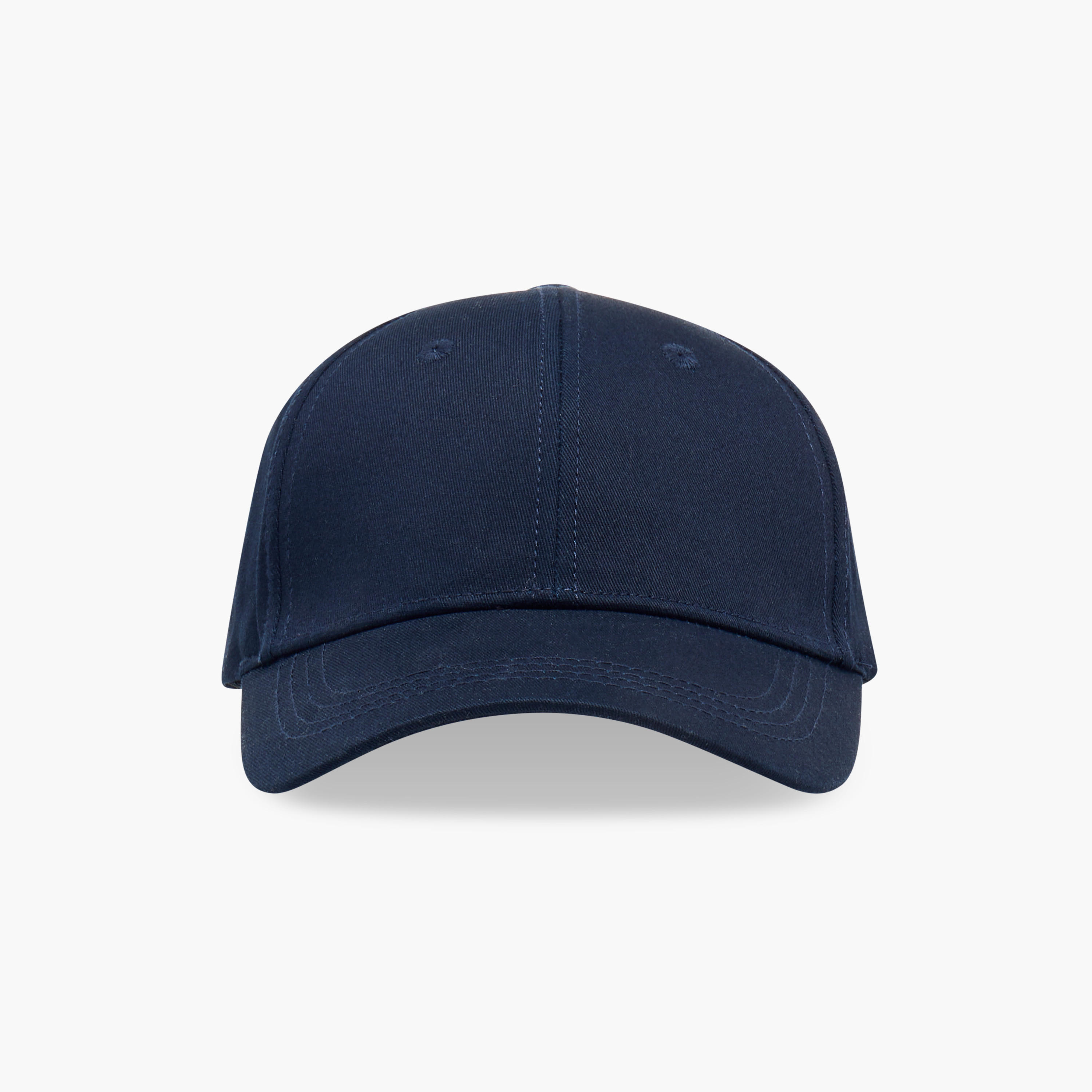 Stitch Detail Cap with Buckled Strap Closure-men-caps-image-1
