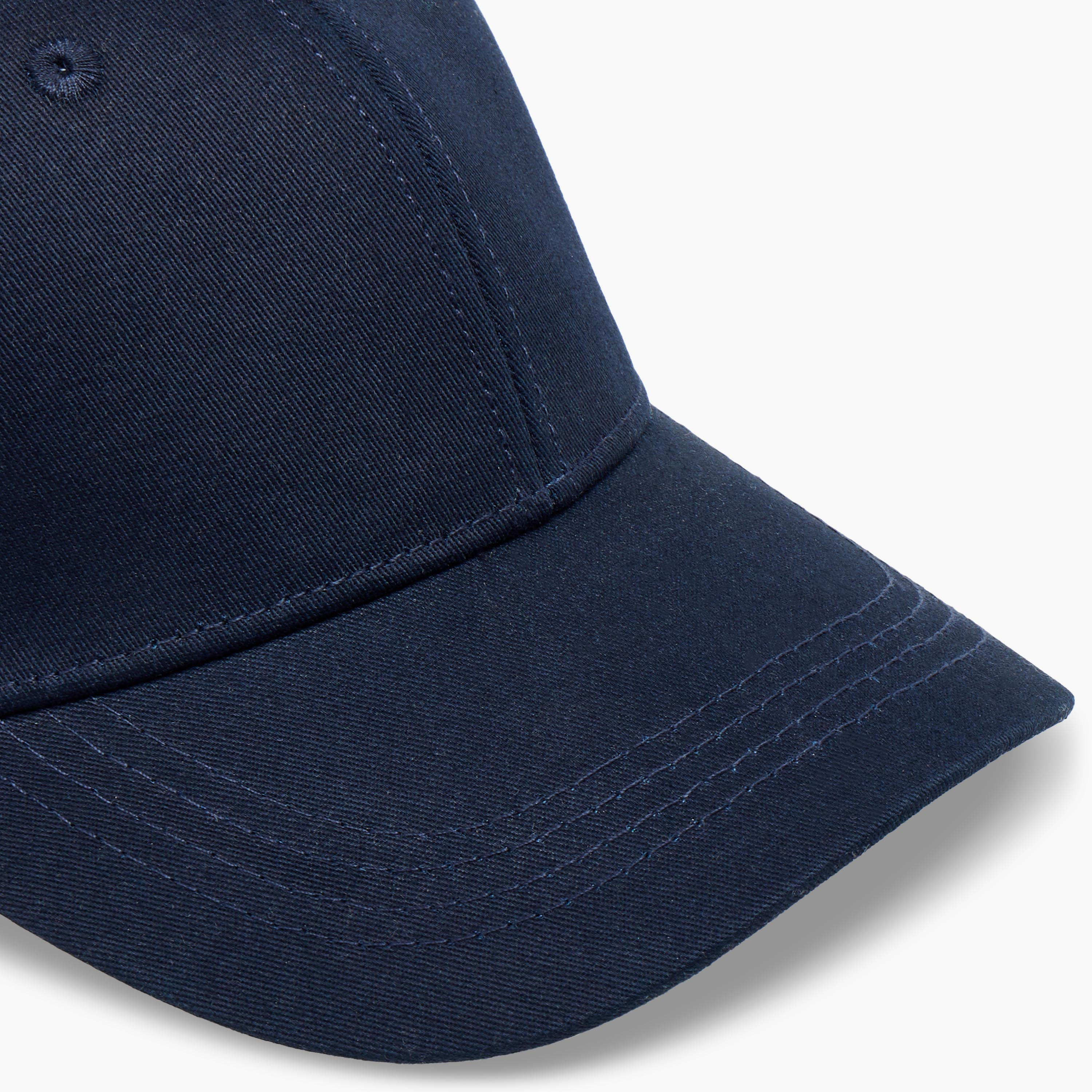 Stitch Detail Cap with Buckled Strap Closure-men-caps-image-6