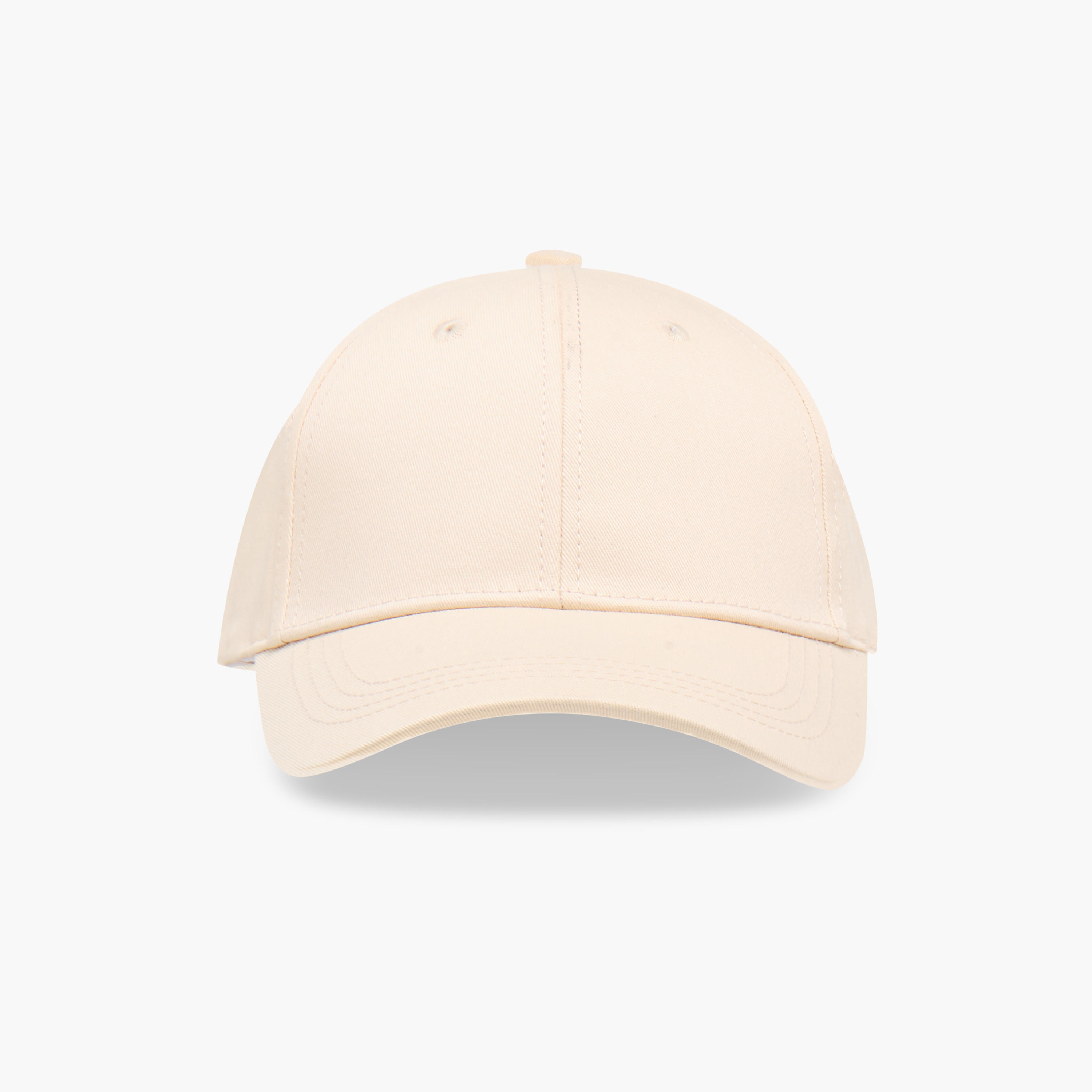 Stitch Detail Cap with Buckled Strap Closure-men-caps-image-1
