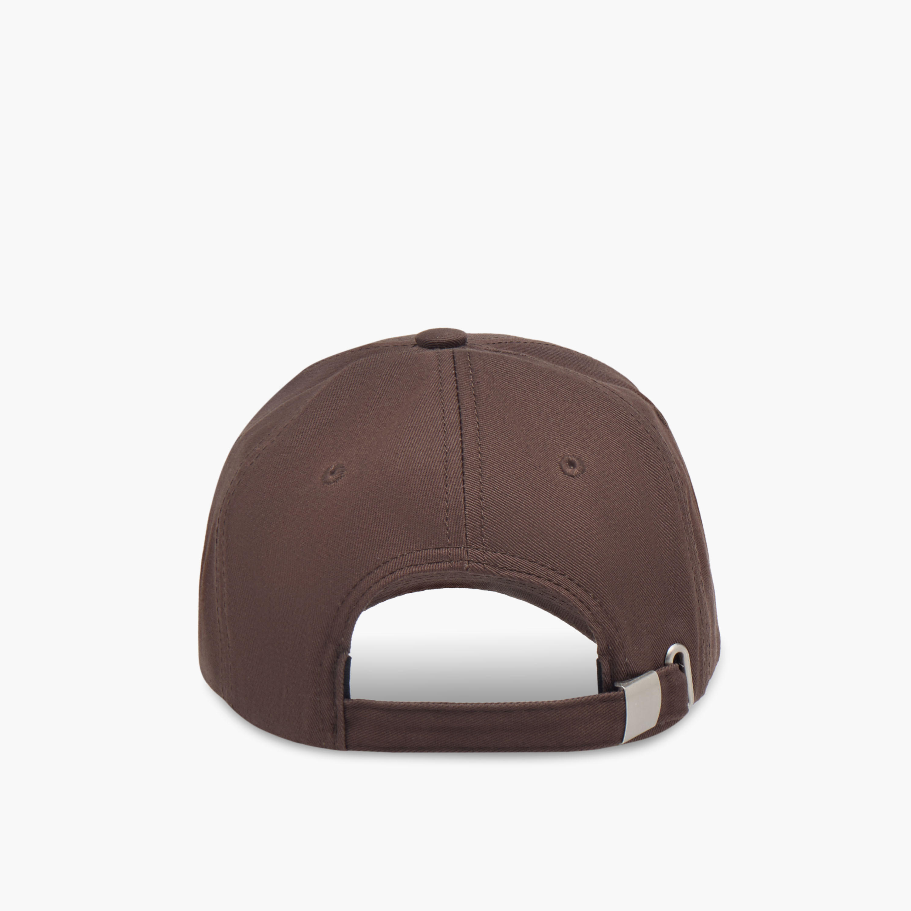Eyelet Detail Cap with Buckled Strap Closure-men-caps-image-5