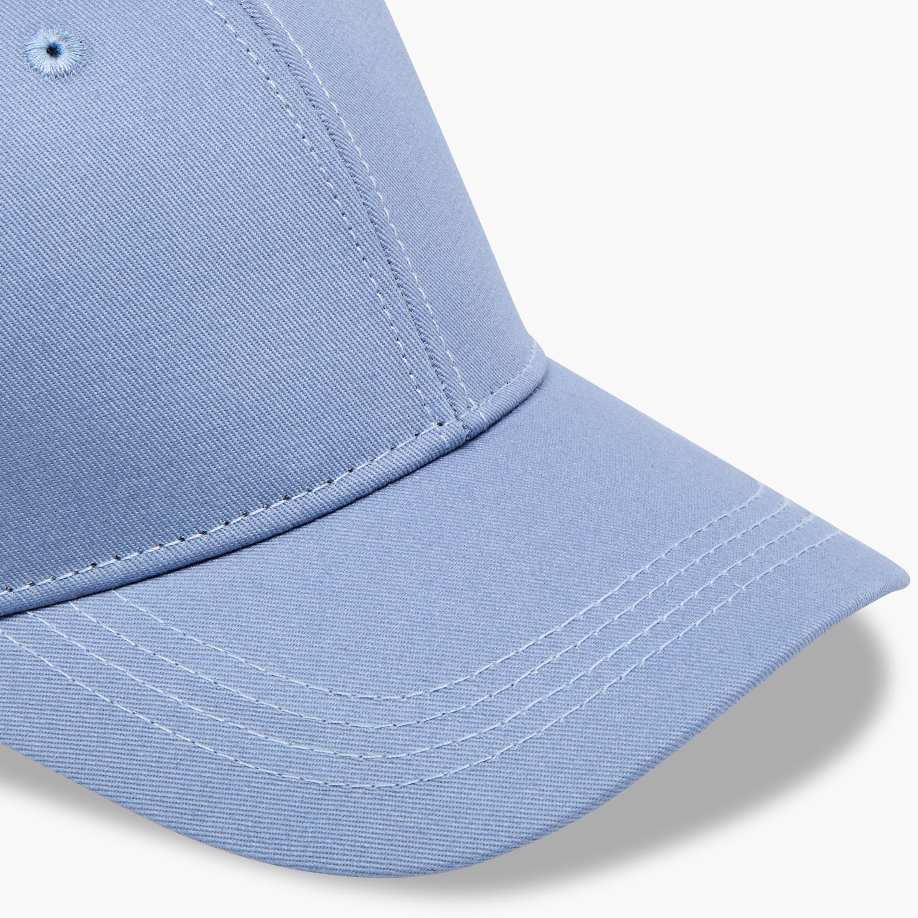 Stitch Detail Cap with Buckled Strap Closure-men-caps-image-6