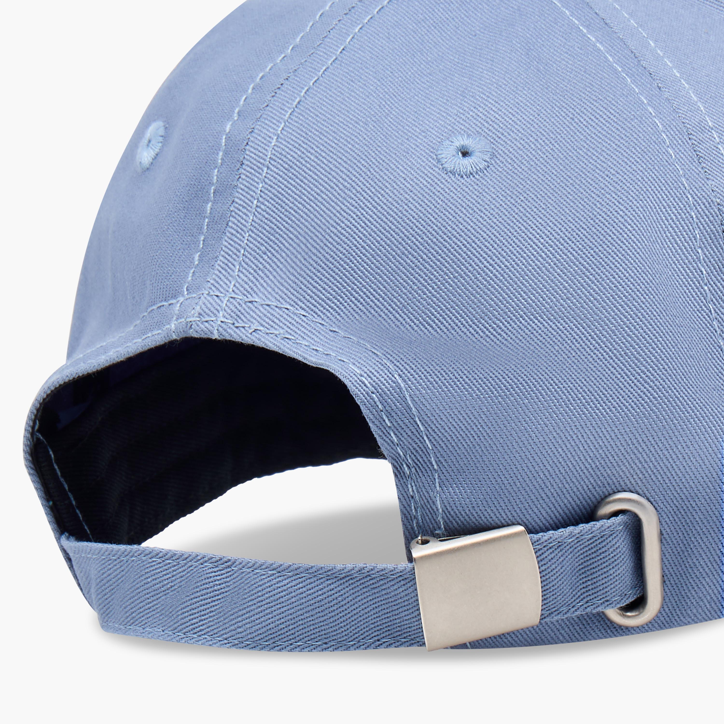 Stitch Detail Cap with Buckled Strap Closure-men-caps-image-7