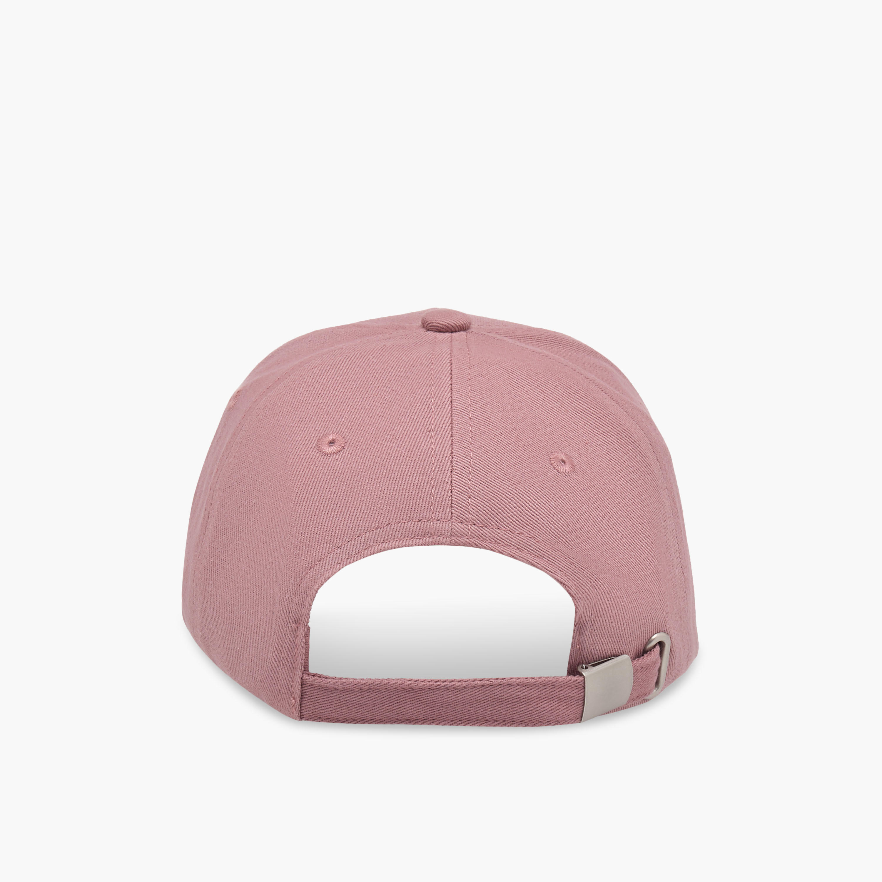 Eyelet Detail Cap with Buckled Strap Closure-men-caps-image-5