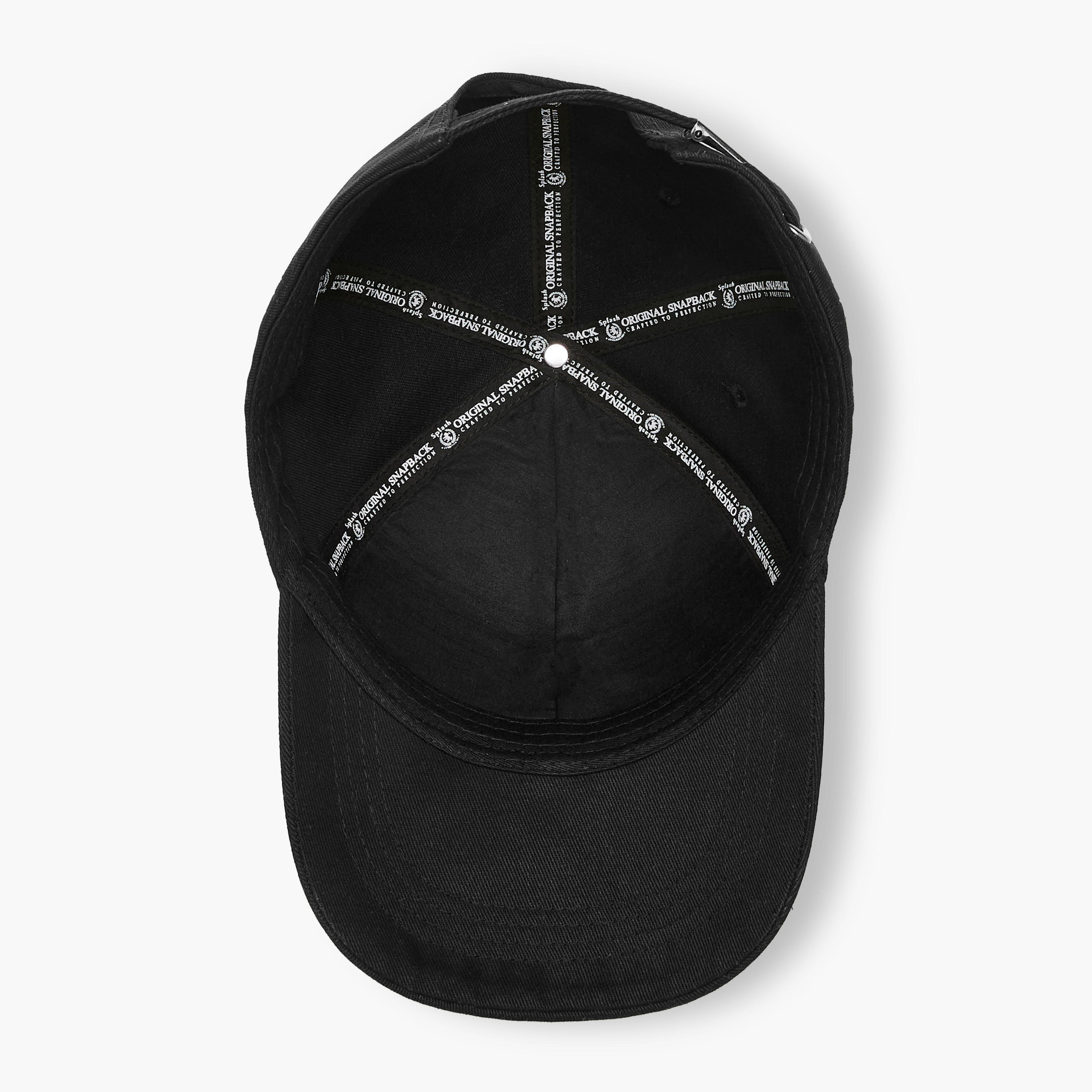 Embroidered Cap with Buckled Strap Closure-men-caps-image-8