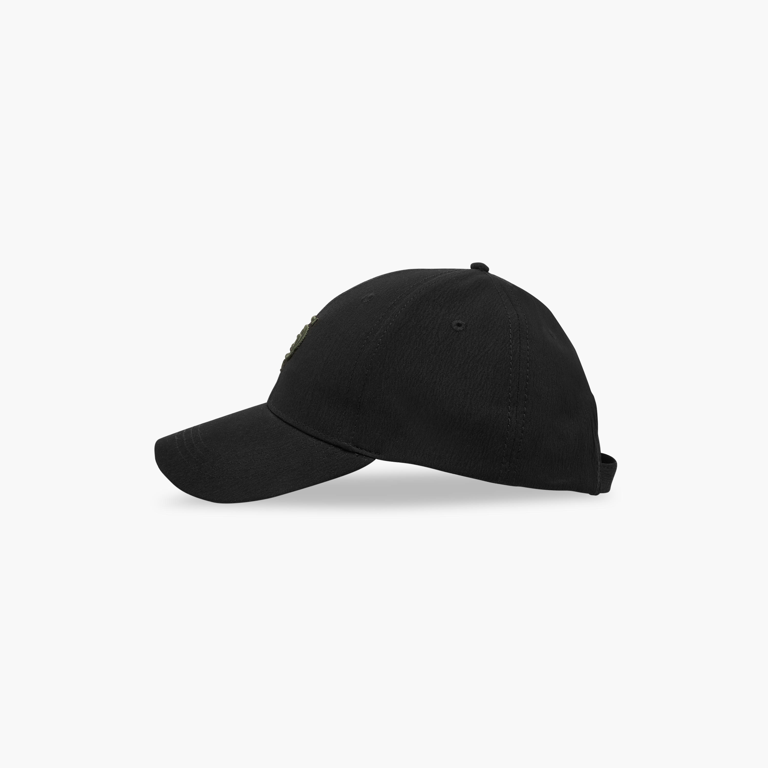 Embroidered Cap with Buckled Strap Closure-men-caps-image-4
