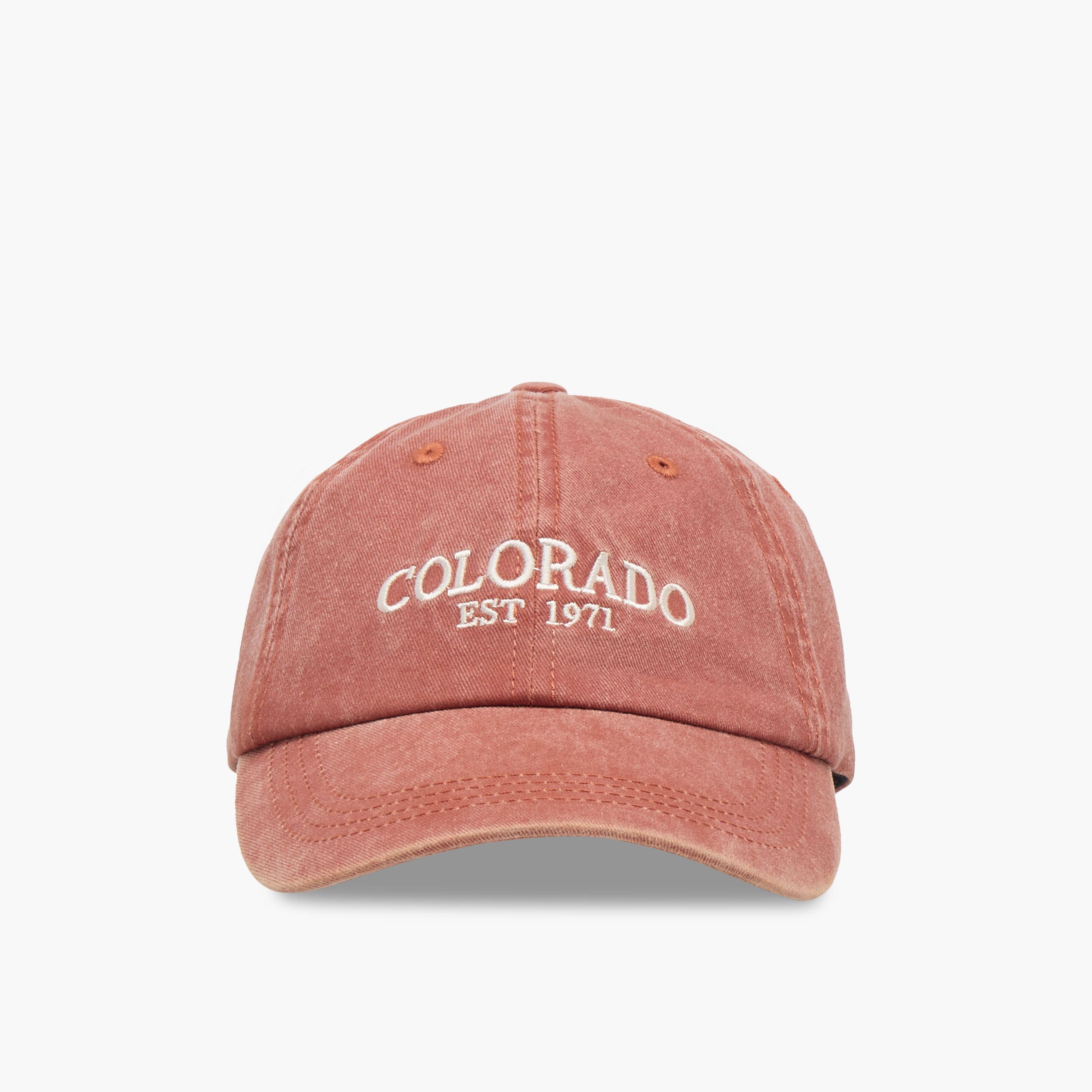 Colorado Embroidered Cap with Buckled Strap Closure-men-caps-image-1