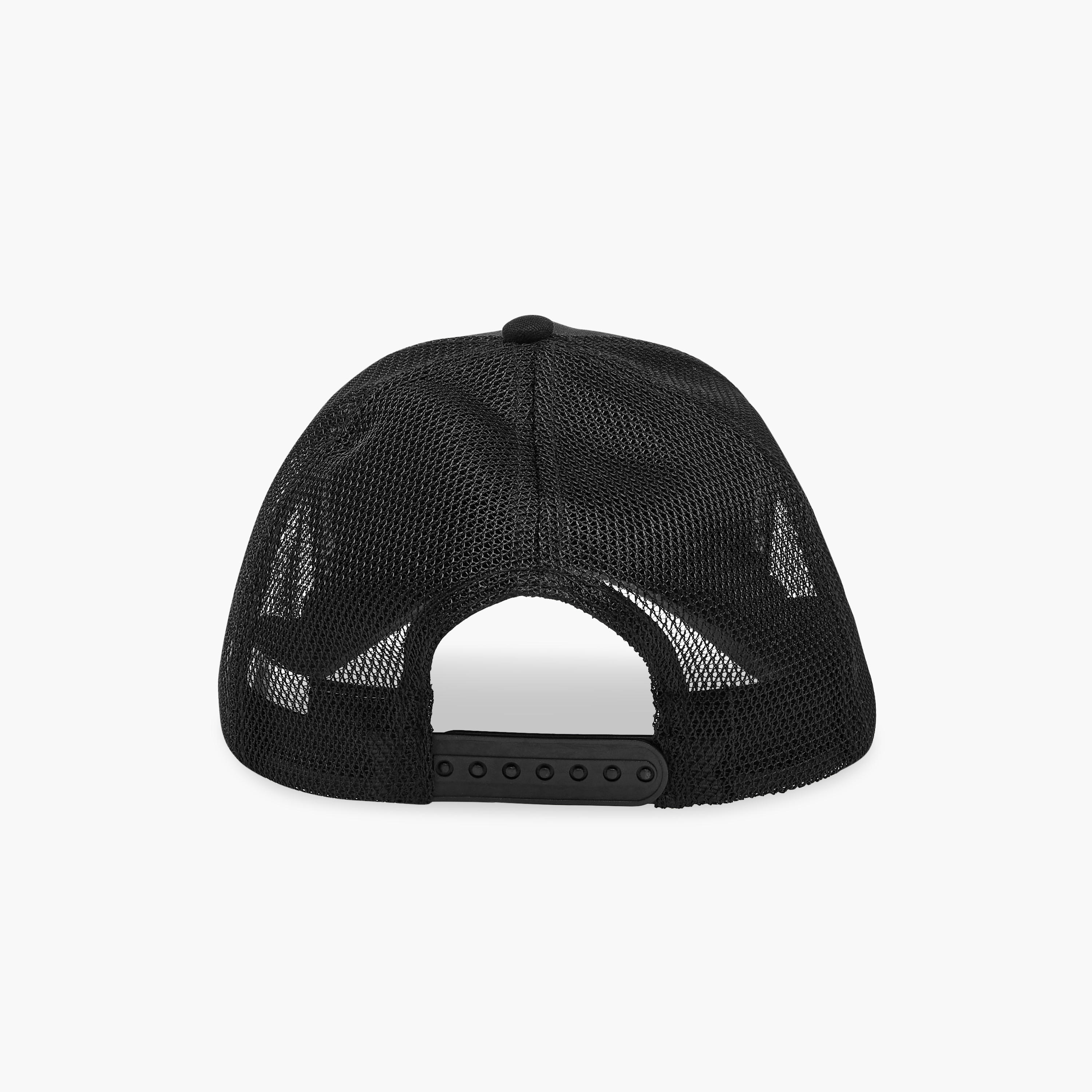 Brooklyn Patch Detail Cap with Snap Back Closure-men-caps-image-5