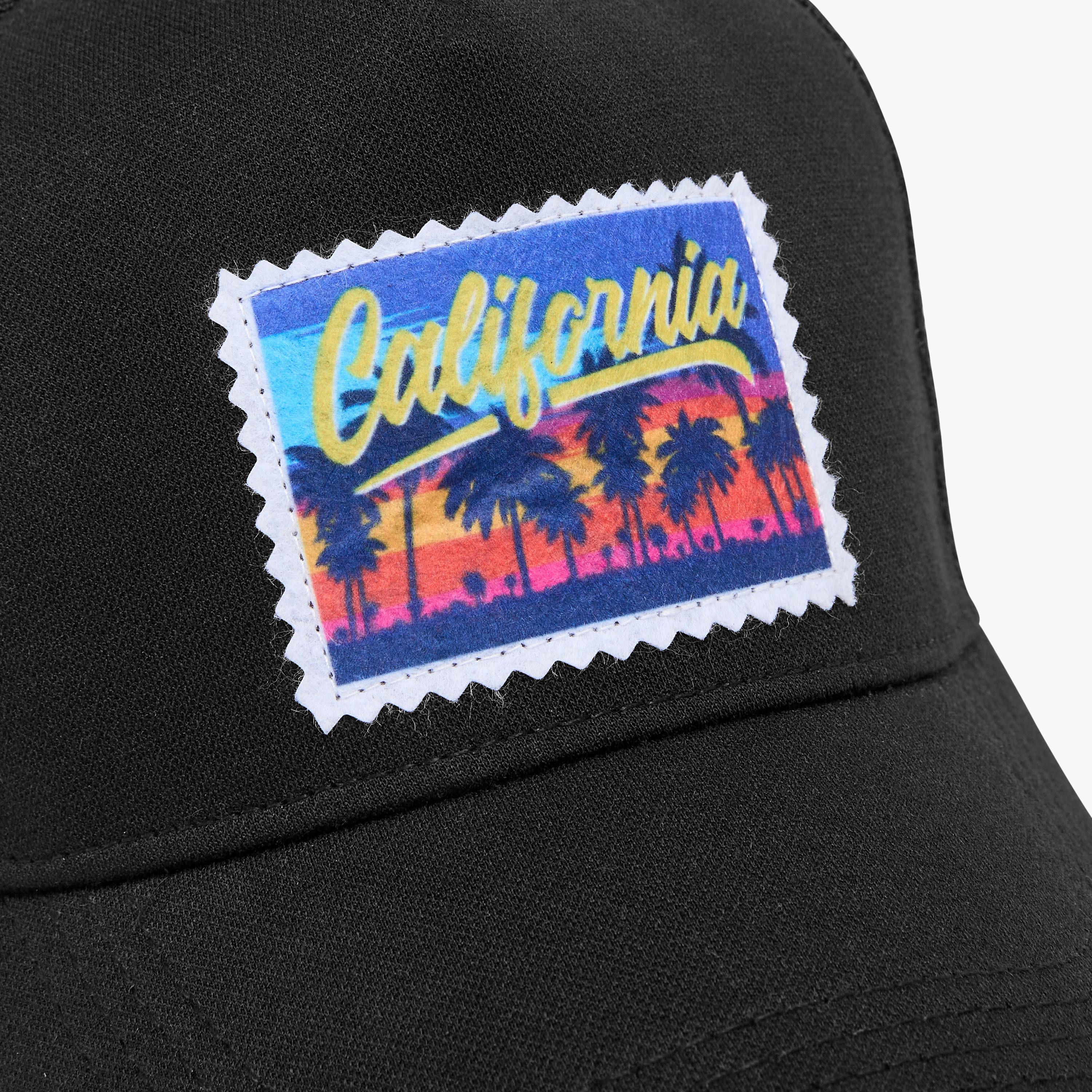 California Print Cap with Snap Back Closure-men-caps-image-6