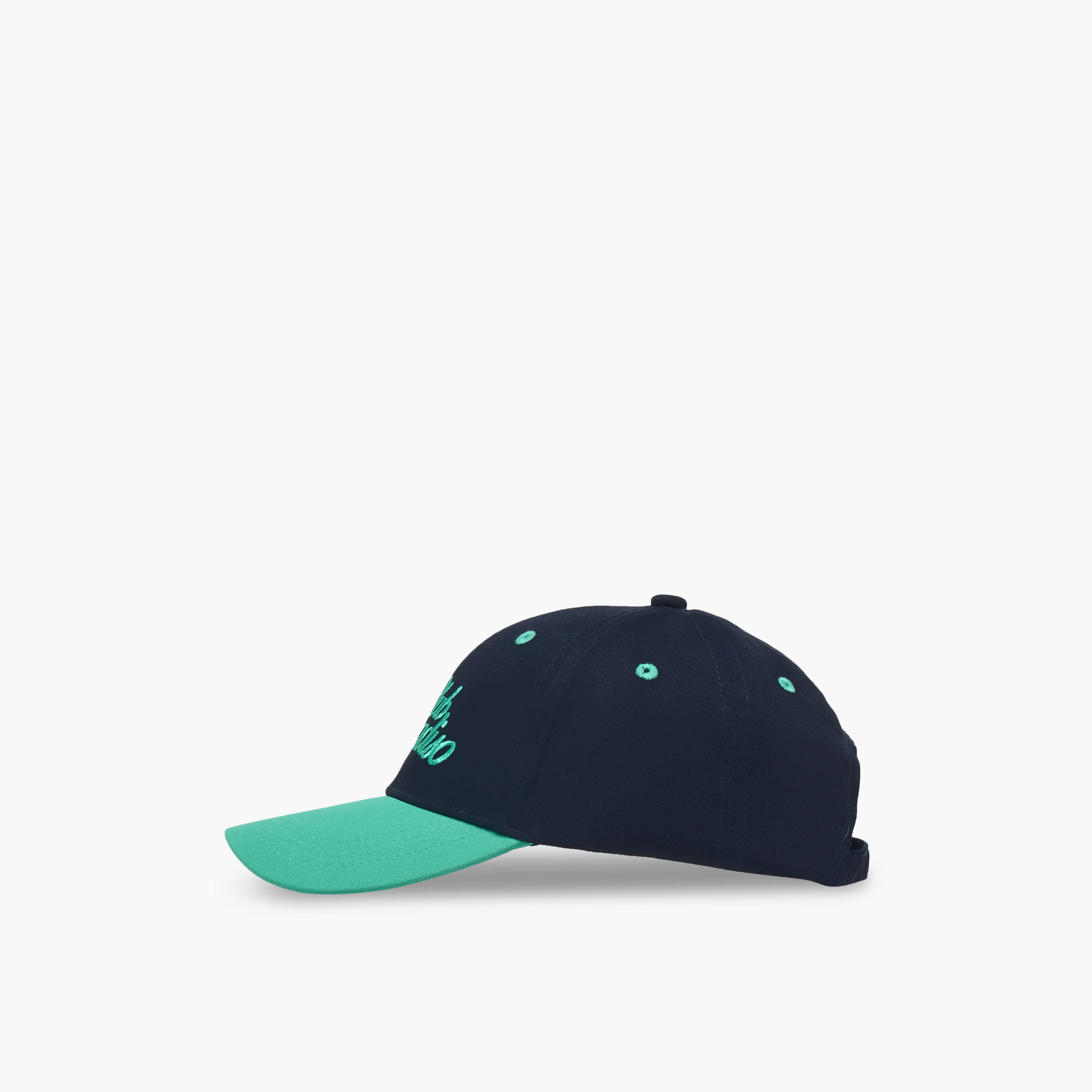 Embroidered Cap with Buckled Strap Closure-men-caps-image-4