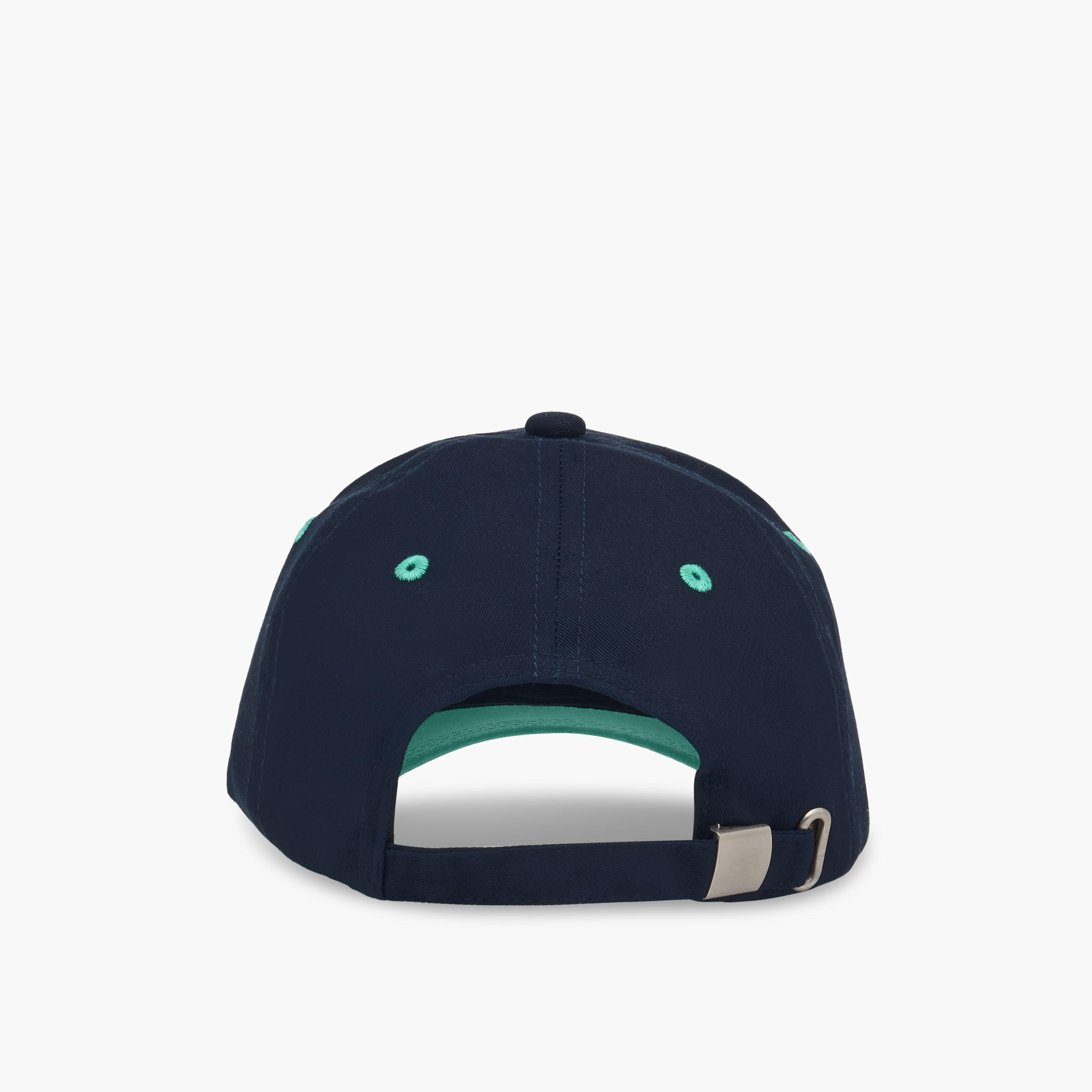 Embroidered Cap with Buckled Strap Closure-men-caps-image-5