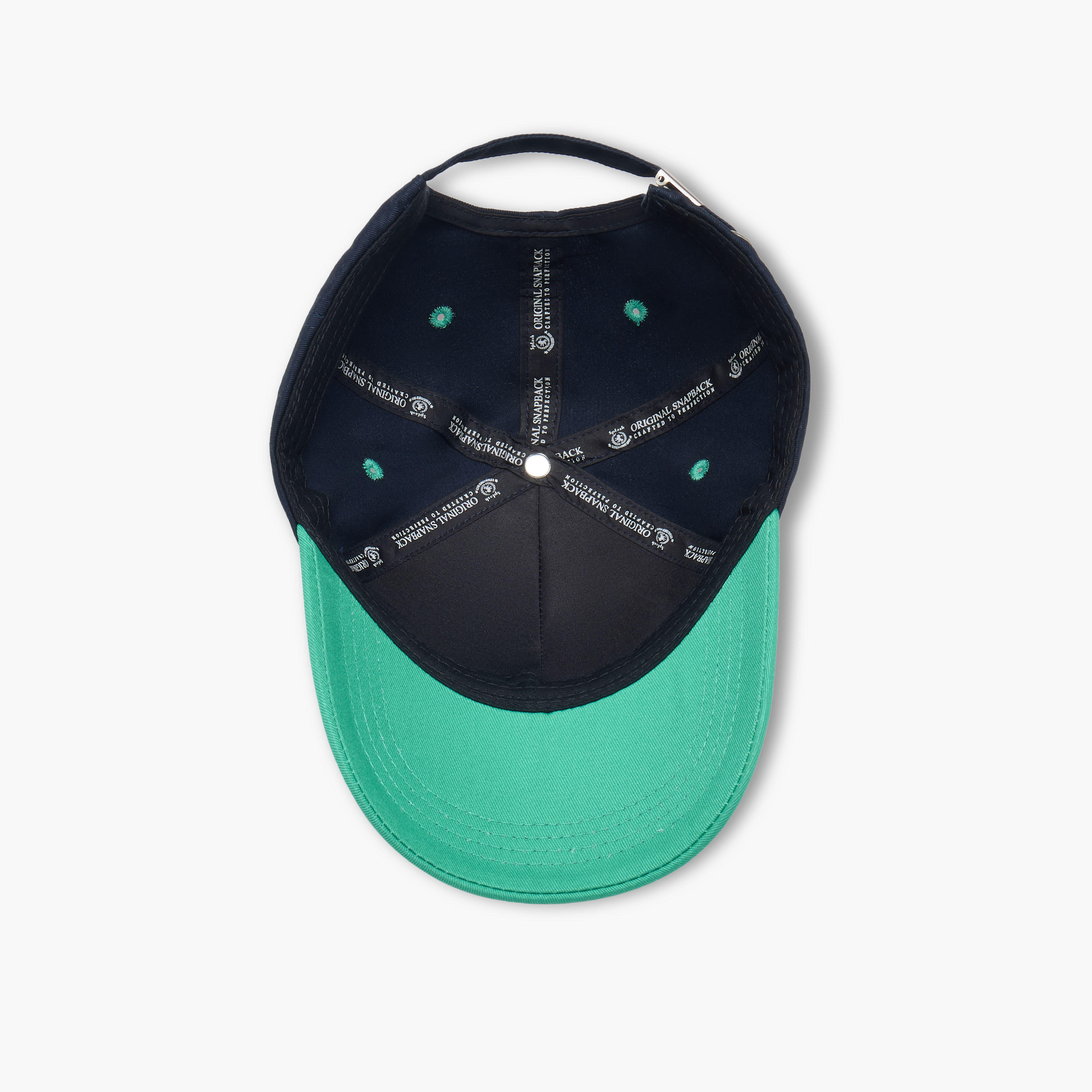 Embroidered Cap with Buckled Strap Closure-men-caps-image-8