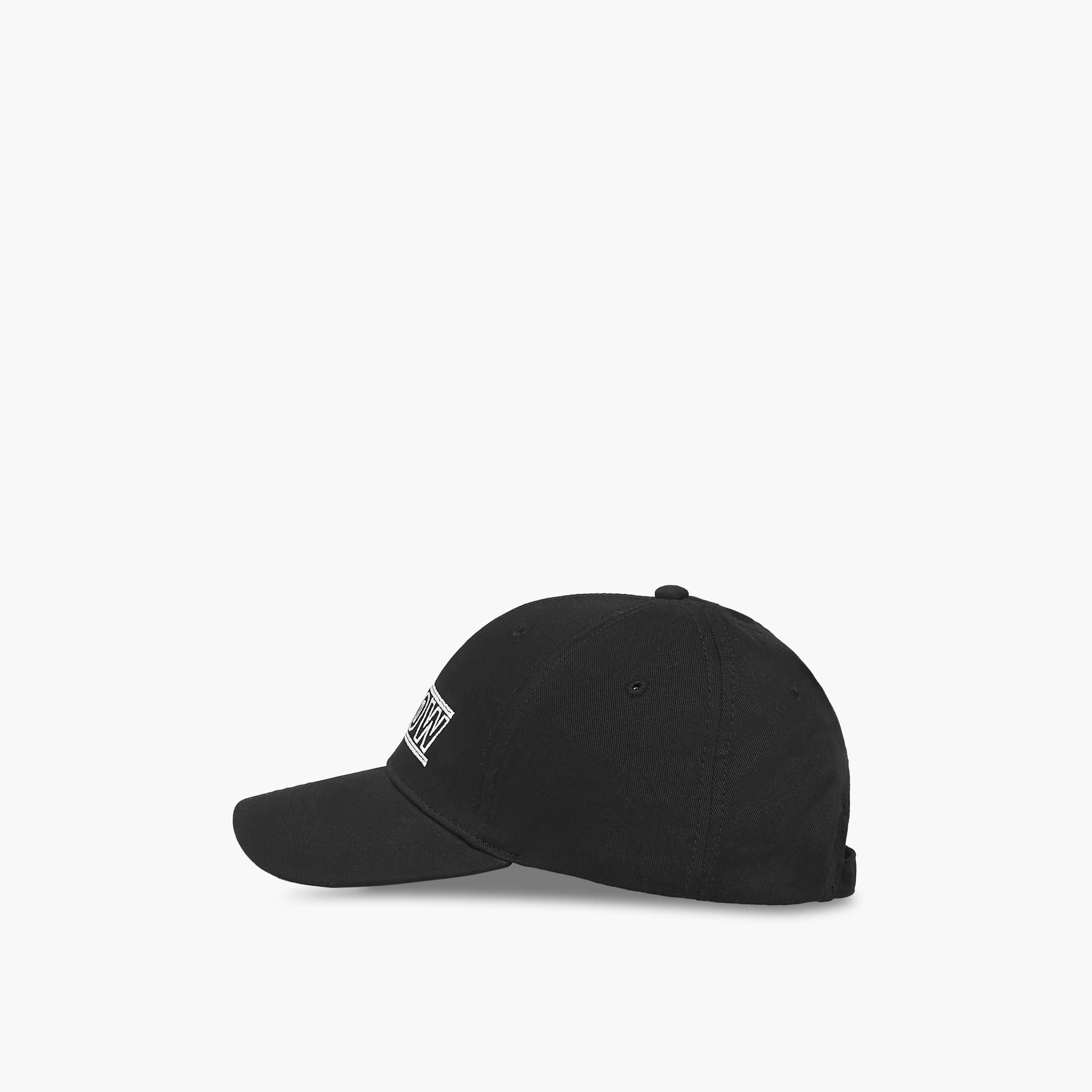 Embroidered Cap with Buckled Strap Closure-men-caps-image-4