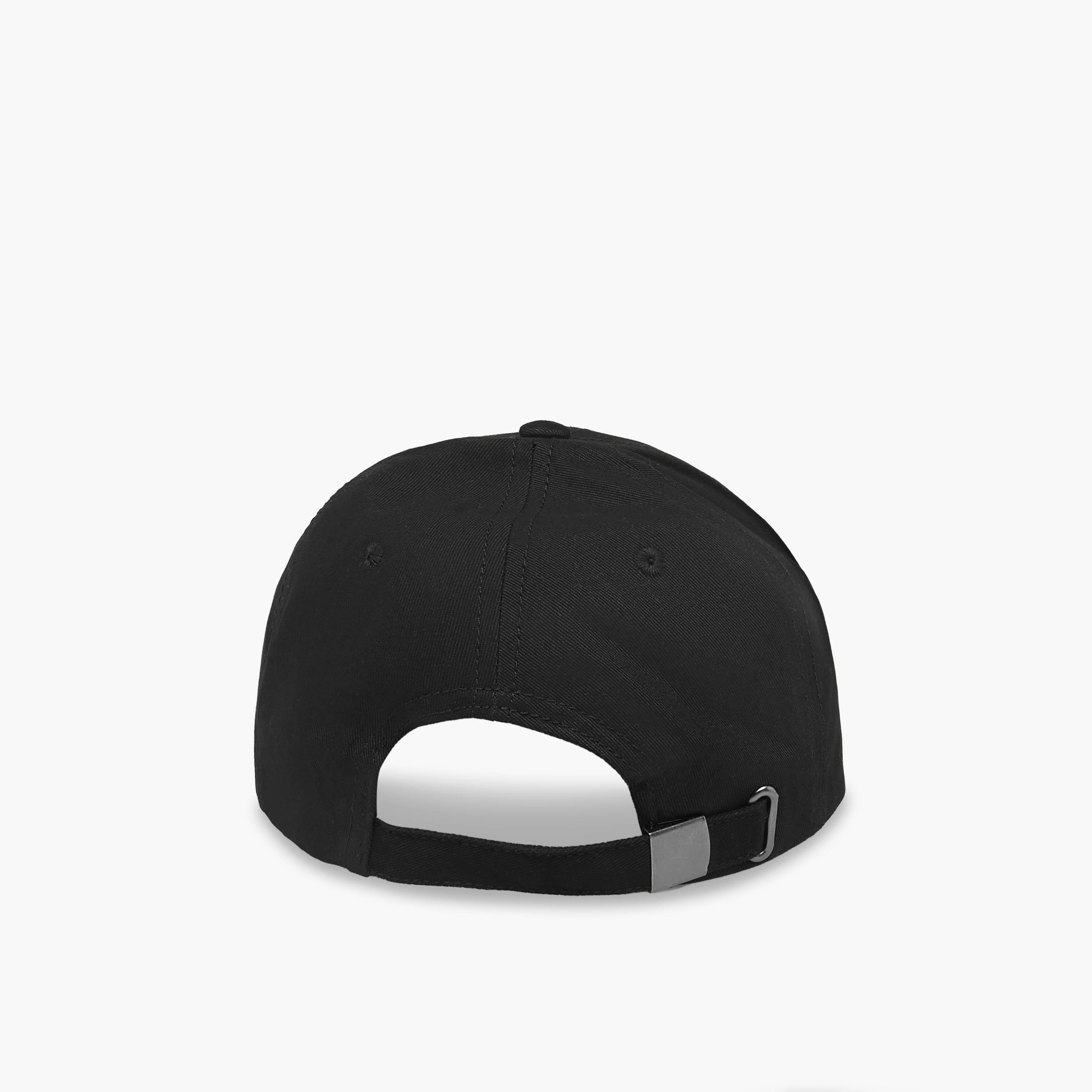 Embroidered Cap with Buckled Strap Closure-men-caps-image-5