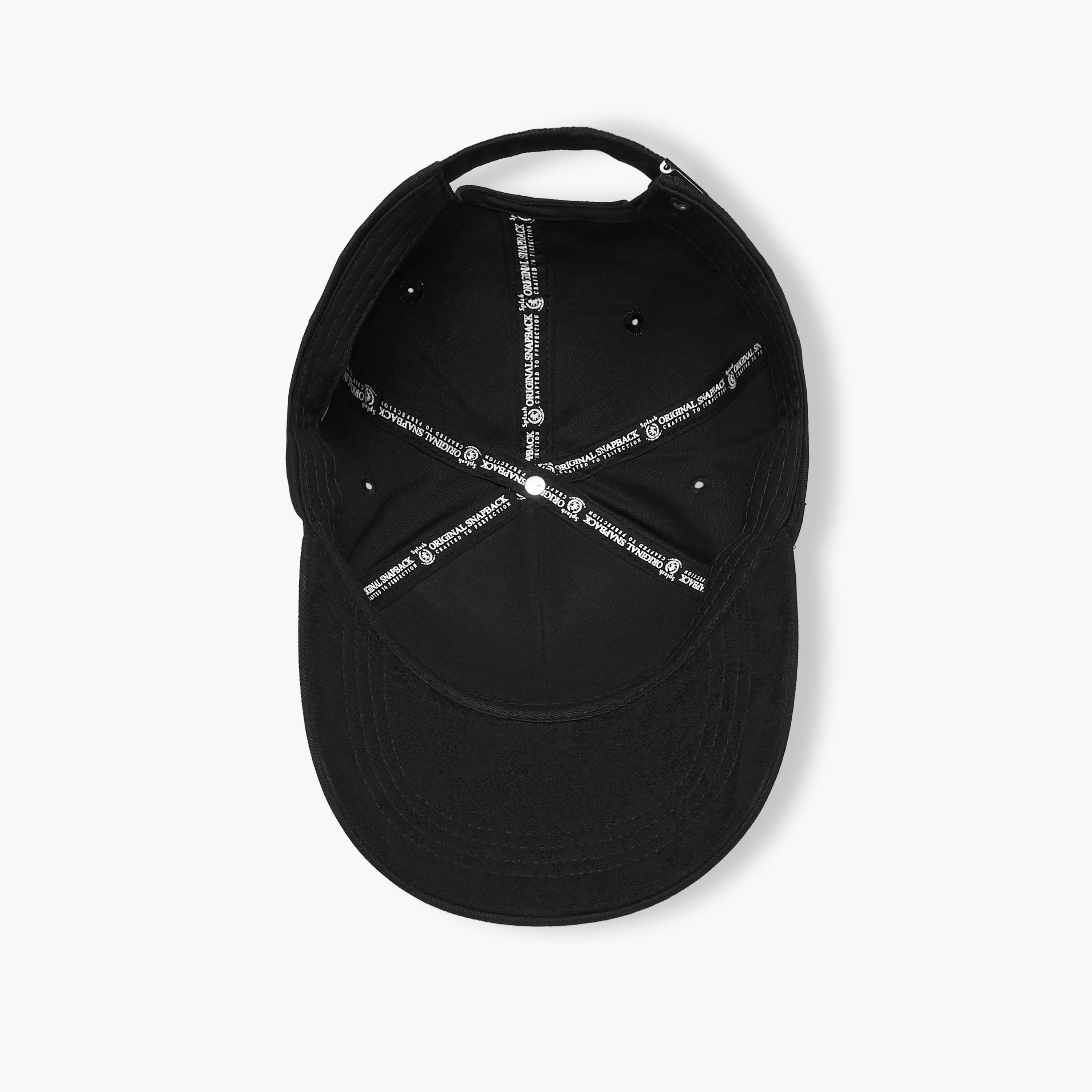 Embroidered Cap with Buckled Strap Closure-men-caps-image-8