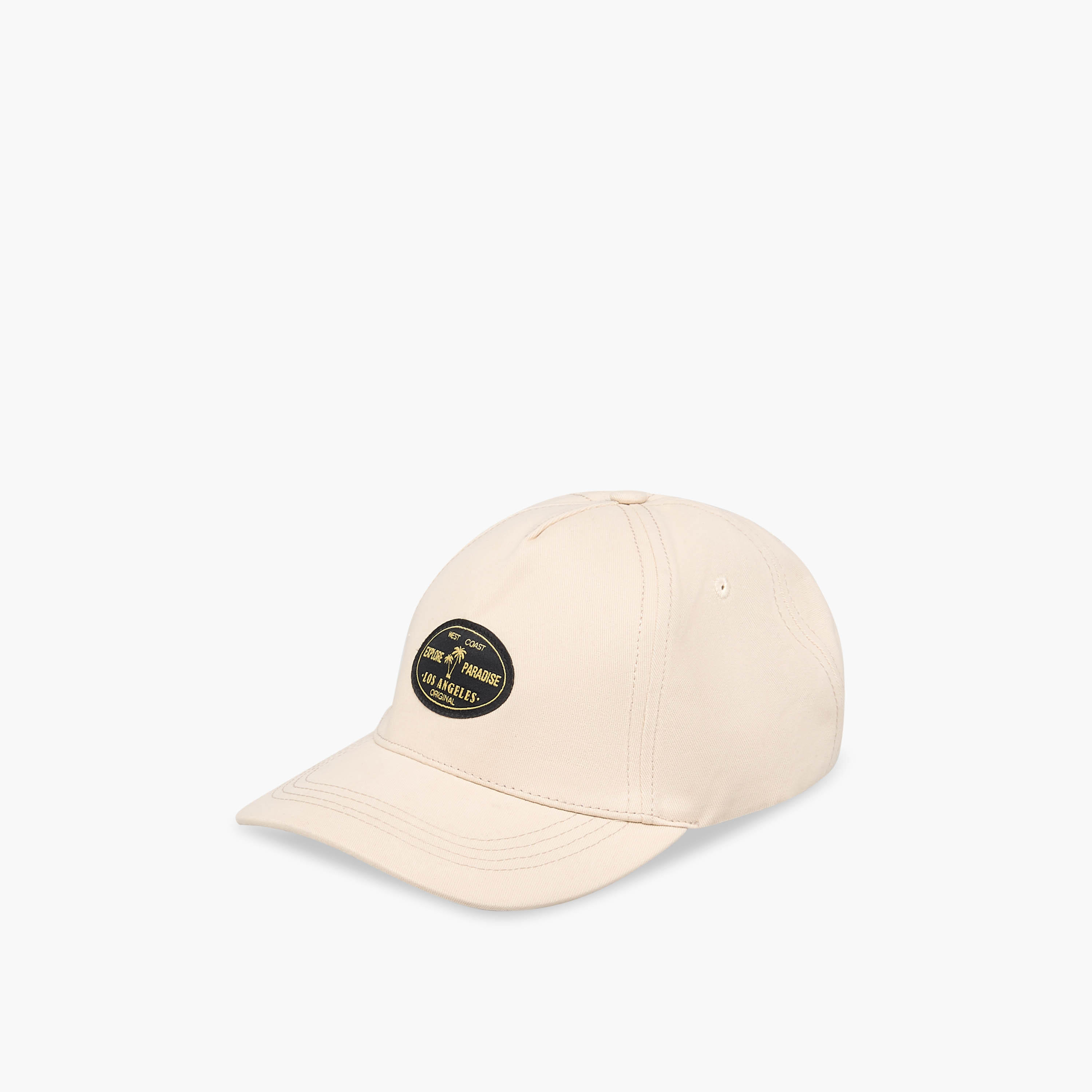 Los Angeles Applique Cap with Buckled Strap Closure-men-caps-image-3