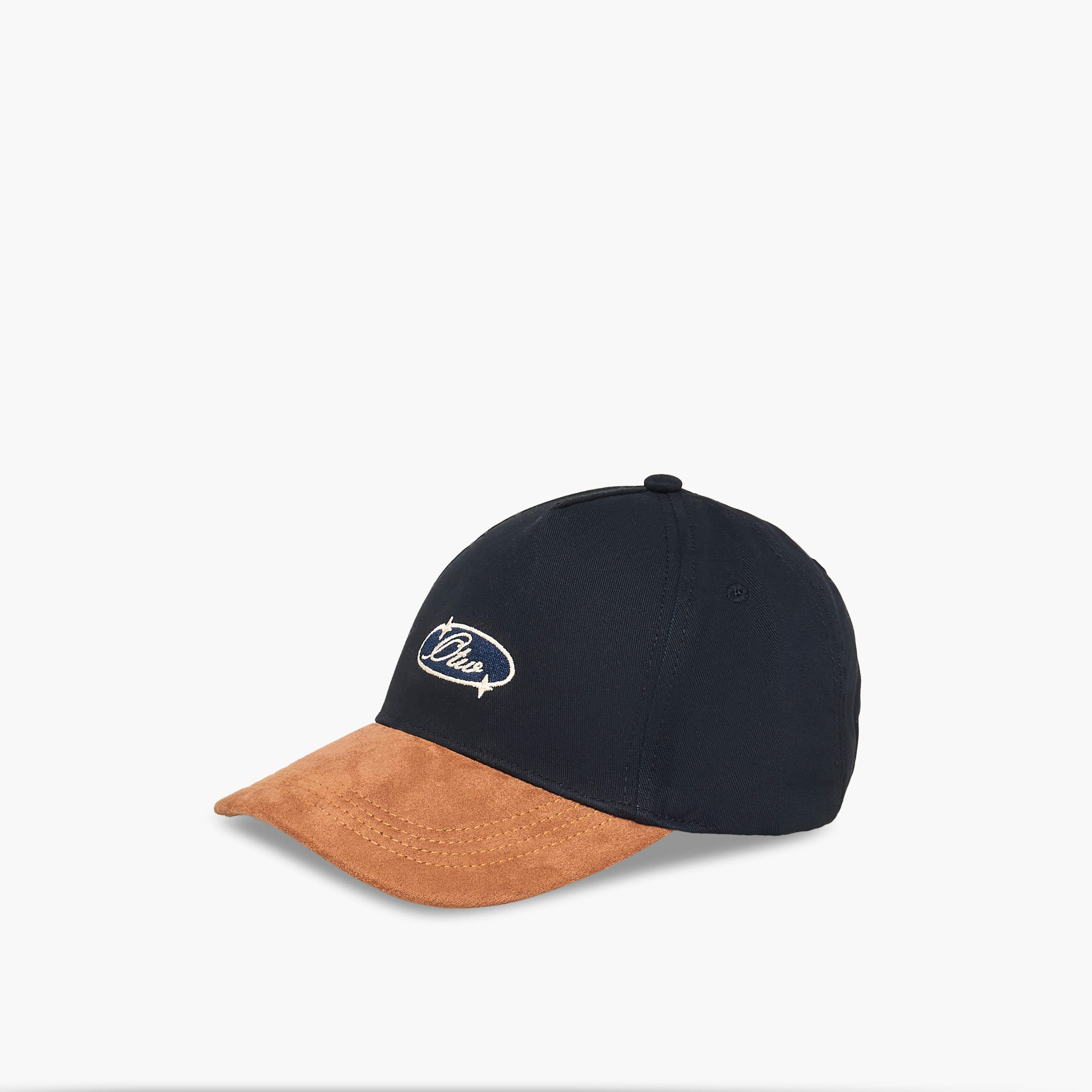 Embroidered Cap with Buckled Strap Closure-men-caps-image-3