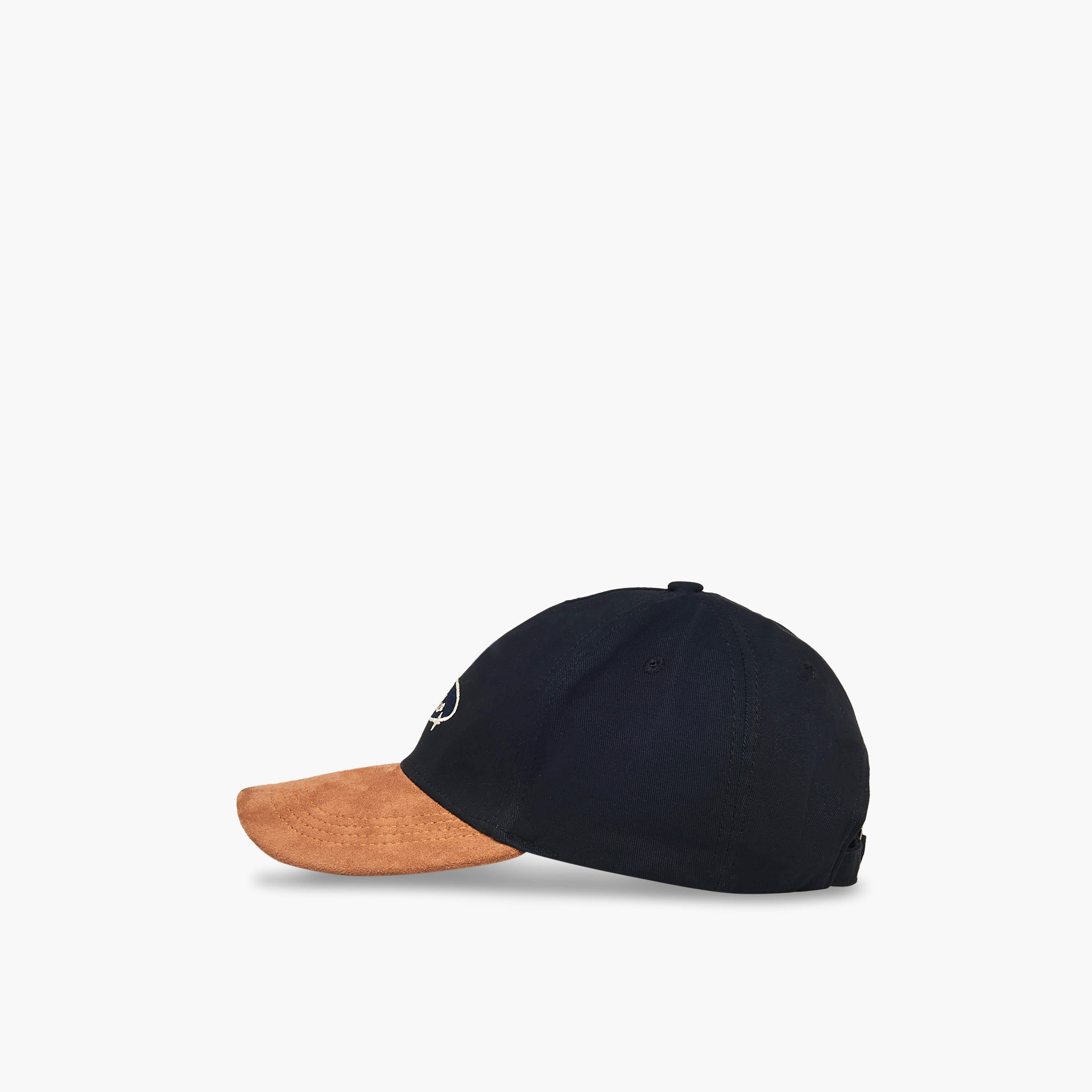 Embroidered Cap with Buckled Strap Closure-men-caps-image-4