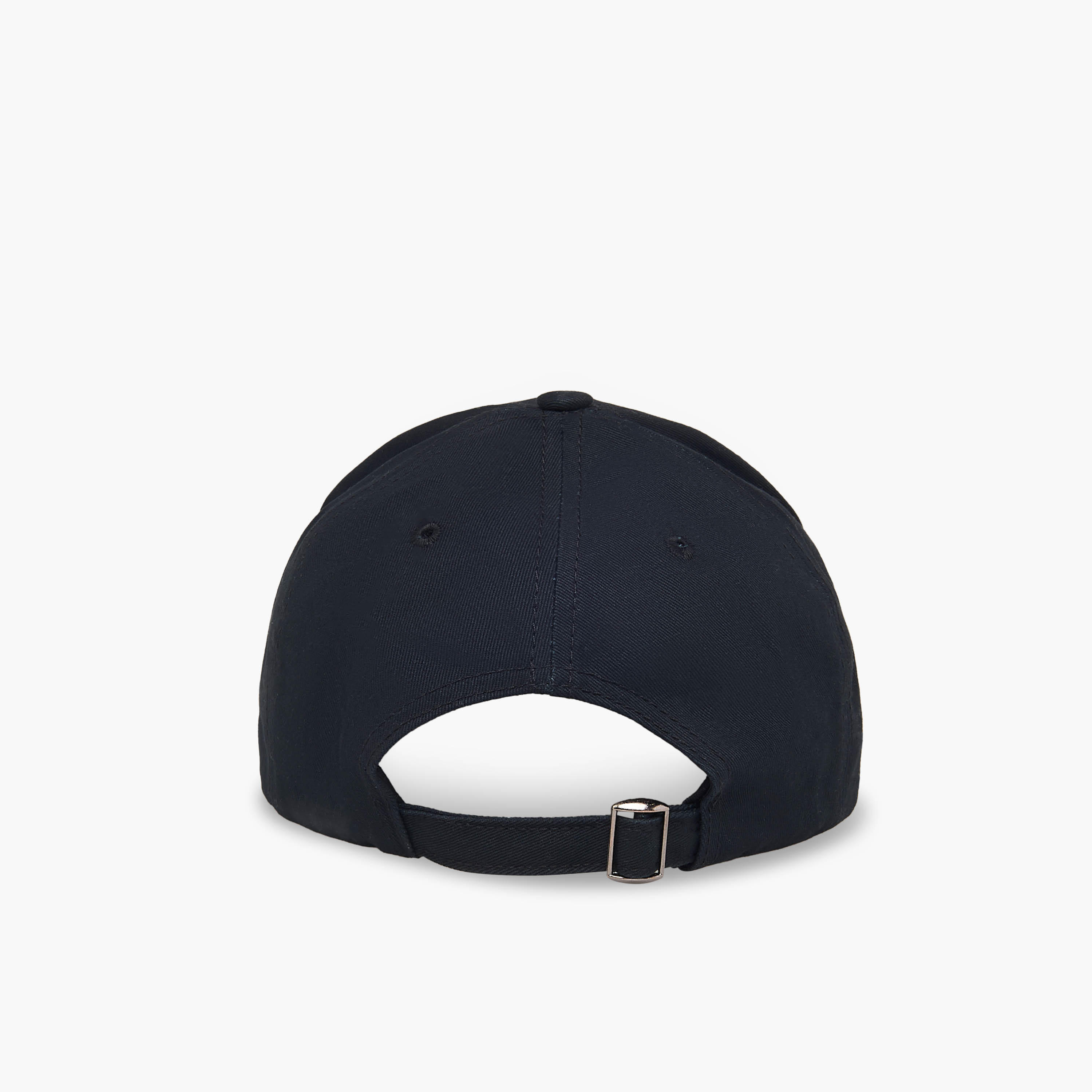 Embroidered Cap with Buckled Strap Closure-men-caps-image-5