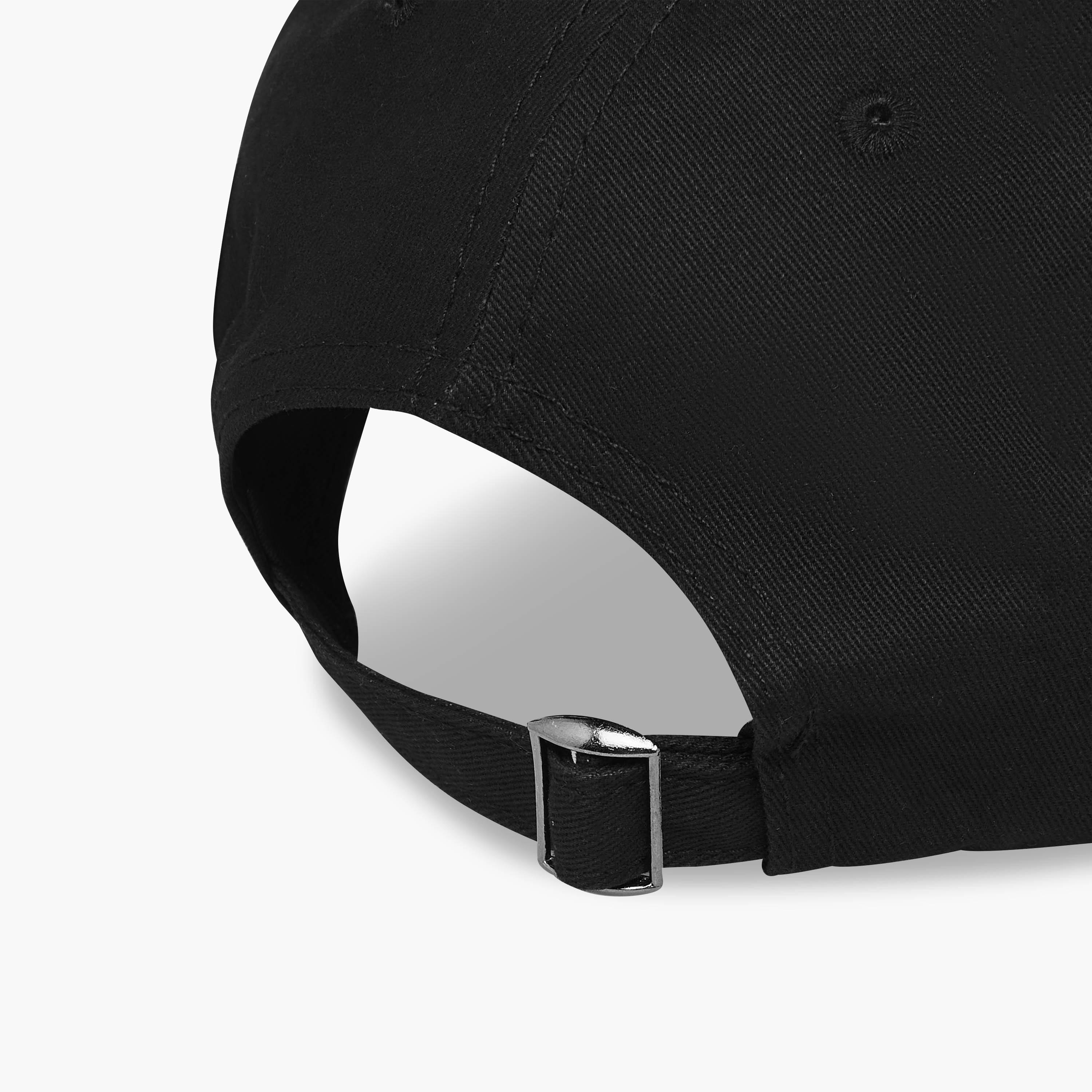 Embroidered Cap with Buckled Strap Closure-men-caps-image-6