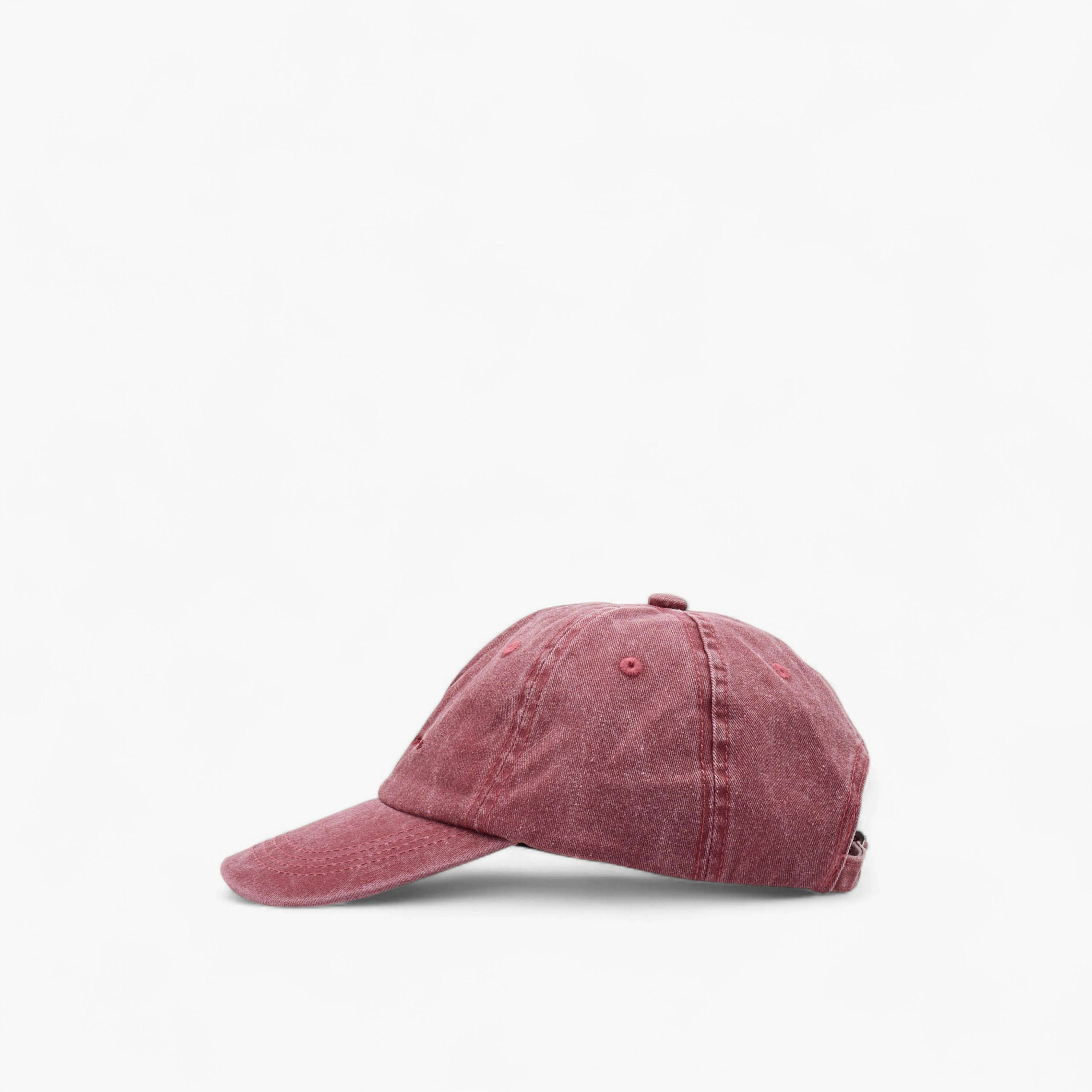 Lee Cooper Logo Embroidered Cap with Buckled Strap Closure-men-caps-image-4