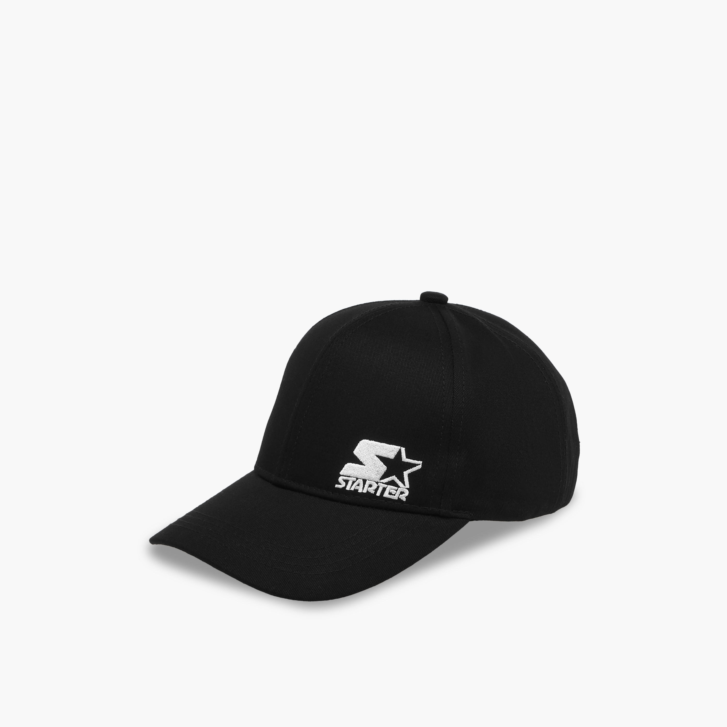 Starter Logo Embroidered Cap with Buckled Strap Closure-men-caps-image-3