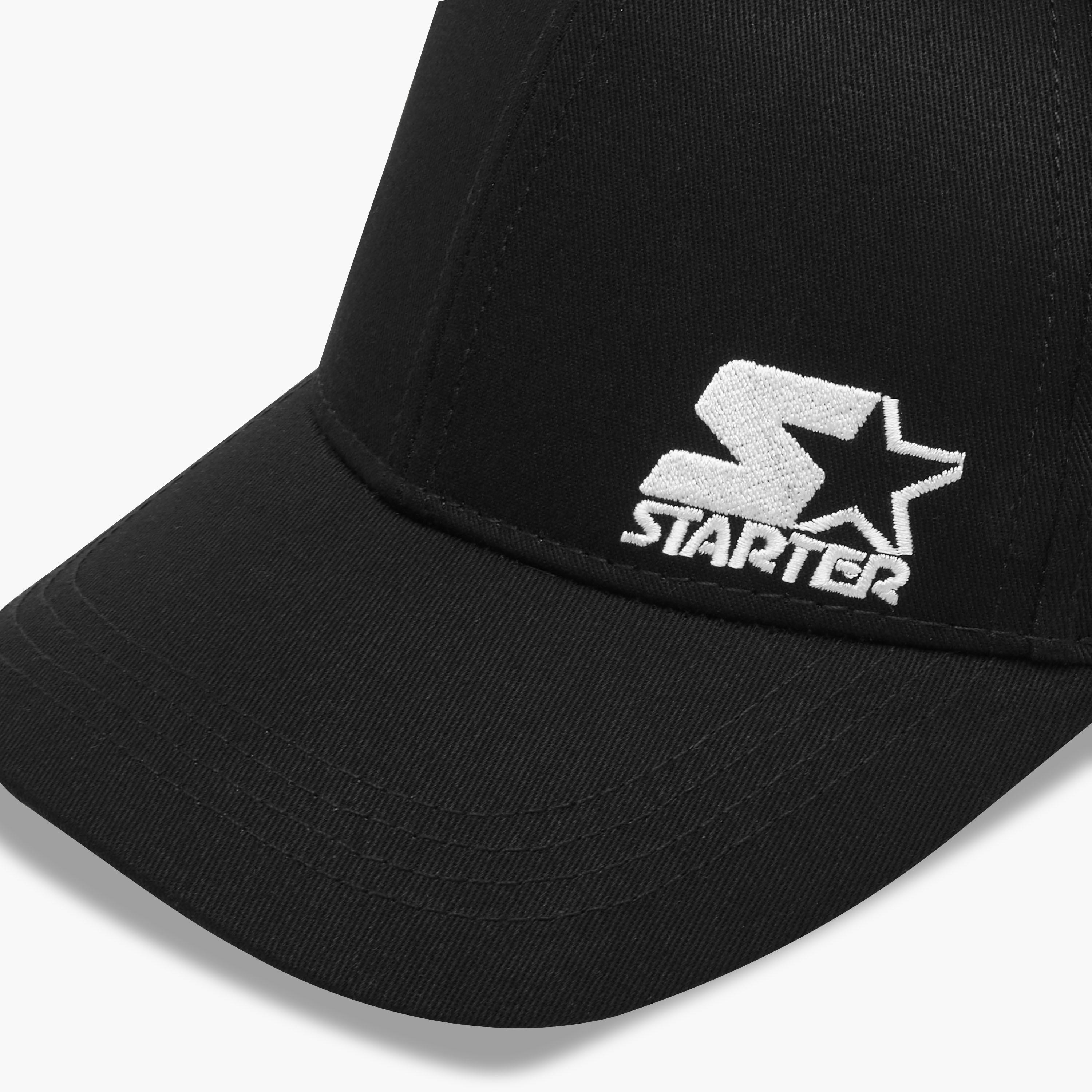 Starter Logo Embroidered Cap with Buckled Strap Closure-men-caps-image-6