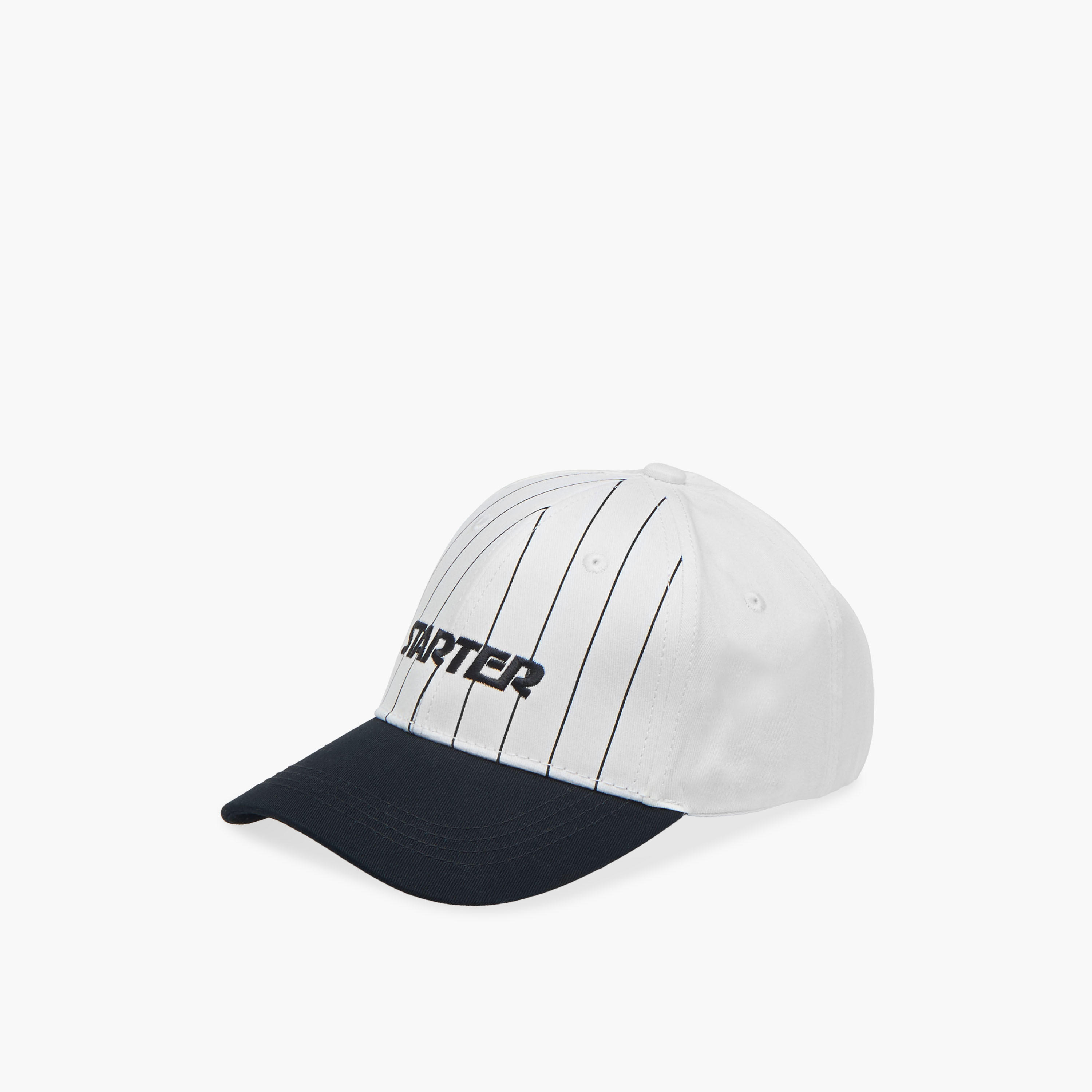 كاب مخطط مع حزام إغلاق بإبزيم من ستارتر-men-caps-image-3