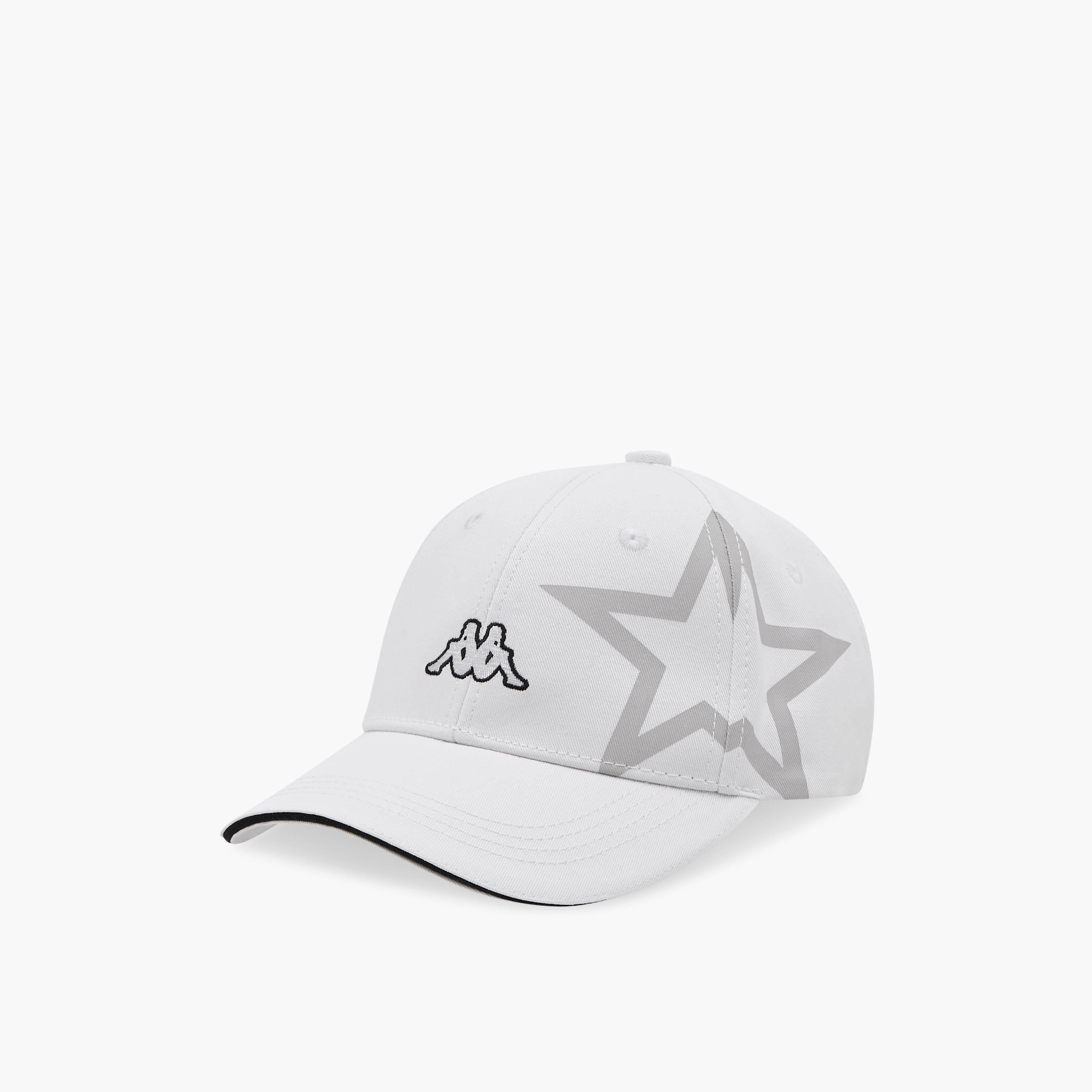 Kappa Logo Embroidered Cap with Buckled Strap Closure-men-caps-image-3