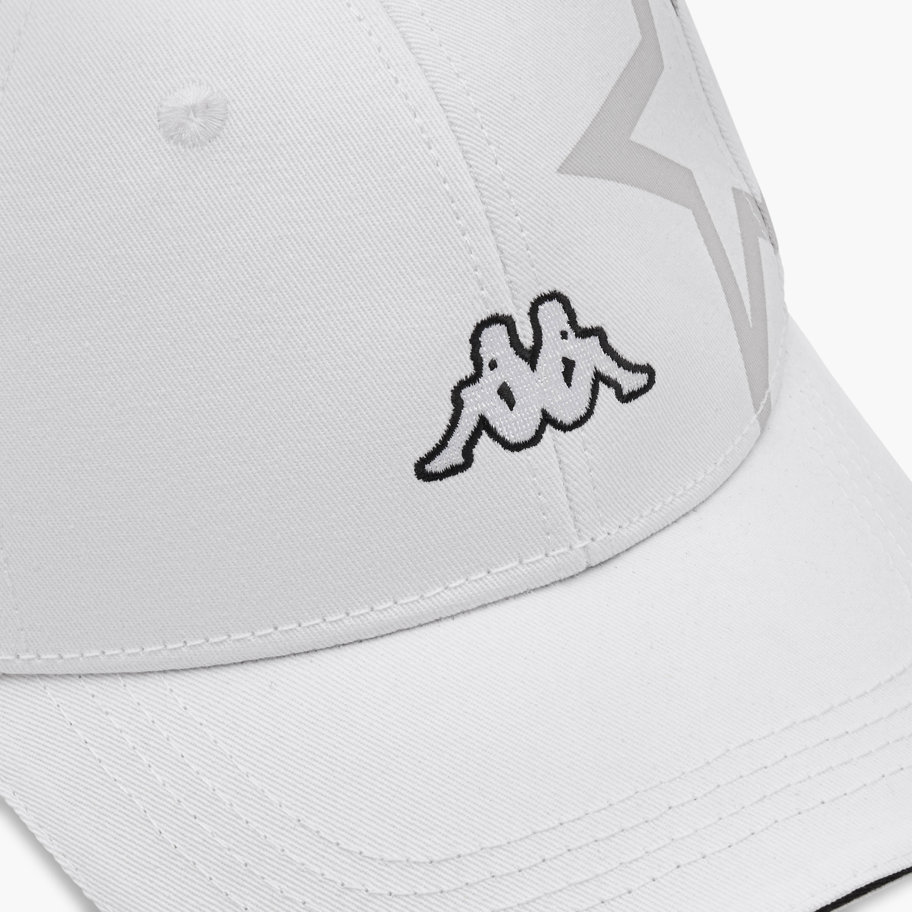 Kappa Logo Embroidered Cap with Buckled Strap Closure-men-caps-image-6