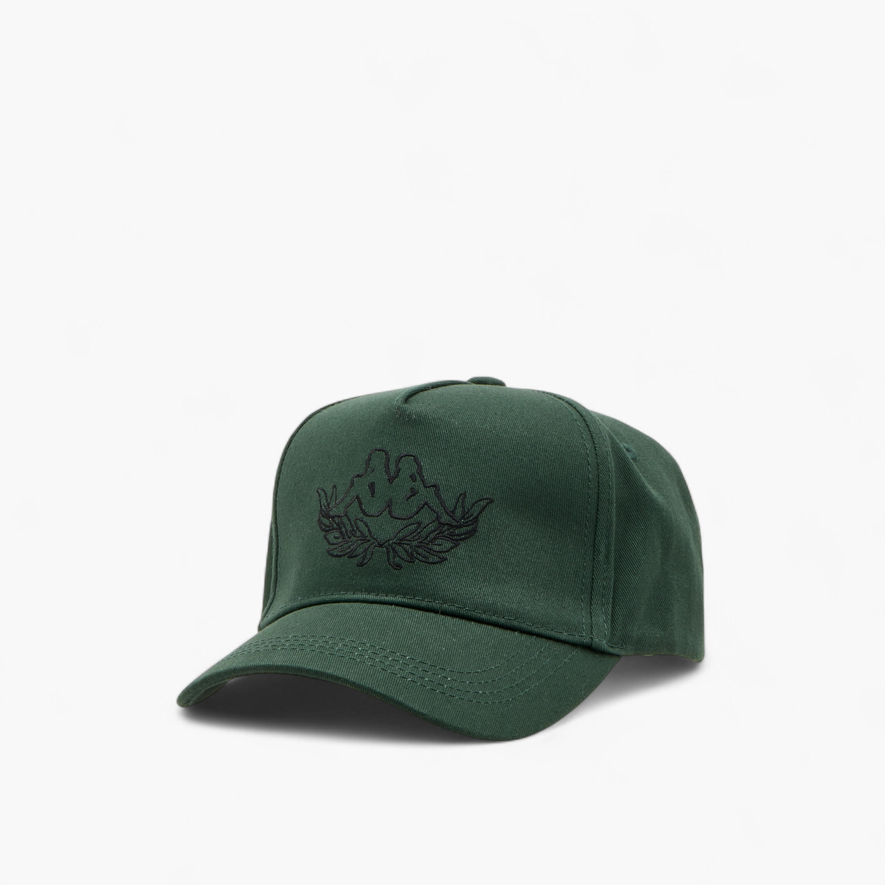 Kappa Logo Embroidered Cap with Buckled Strap Closure-men-caps-image-3