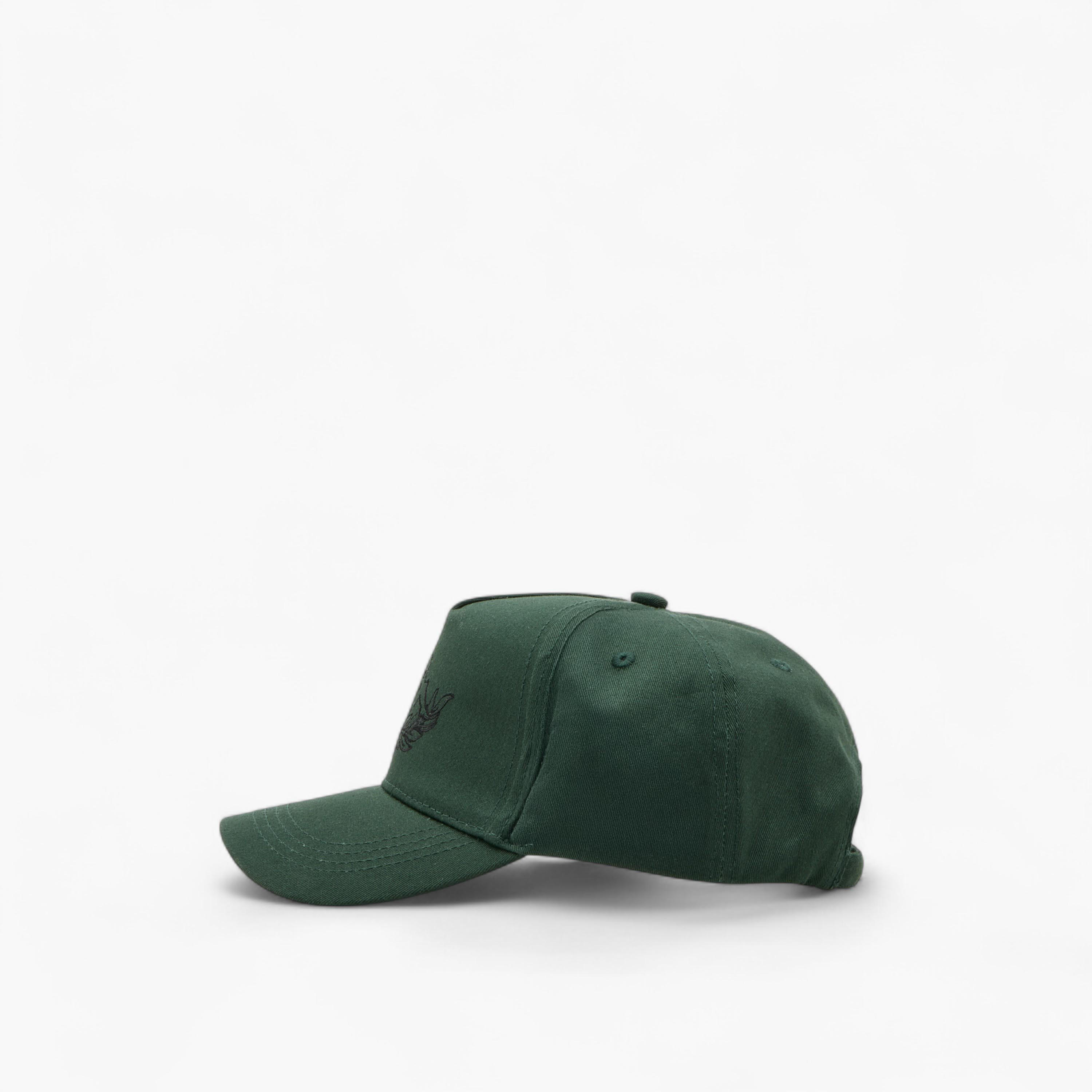 Kappa Logo Embroidered Cap with Buckled Strap Closure-men-caps-image-4