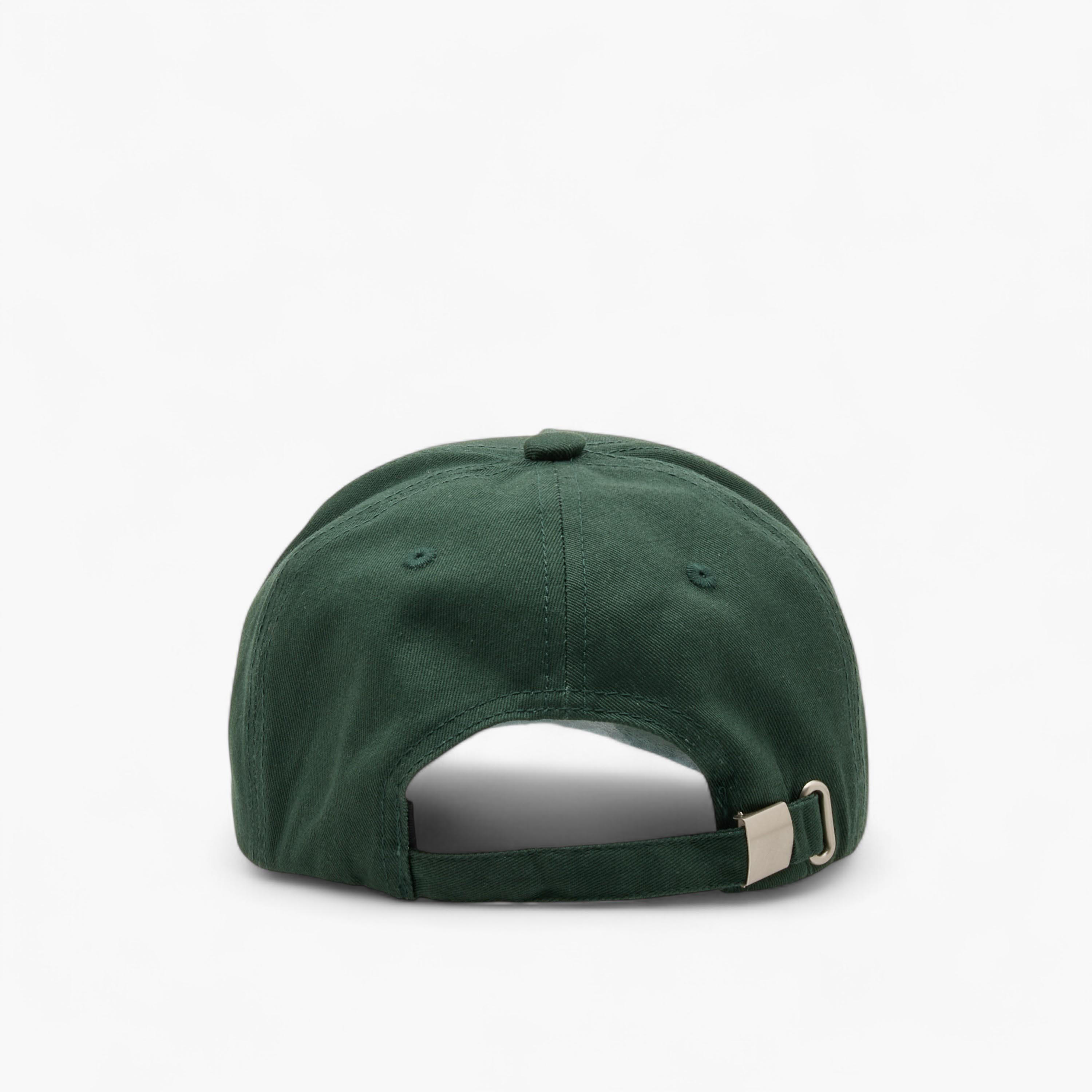 Kappa Logo Embroidered Cap with Buckled Strap Closure-men-caps-image-5
